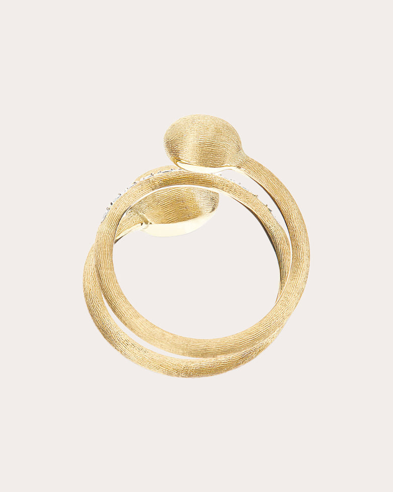 Diamond & 18k Gold Élite Spiral Ring