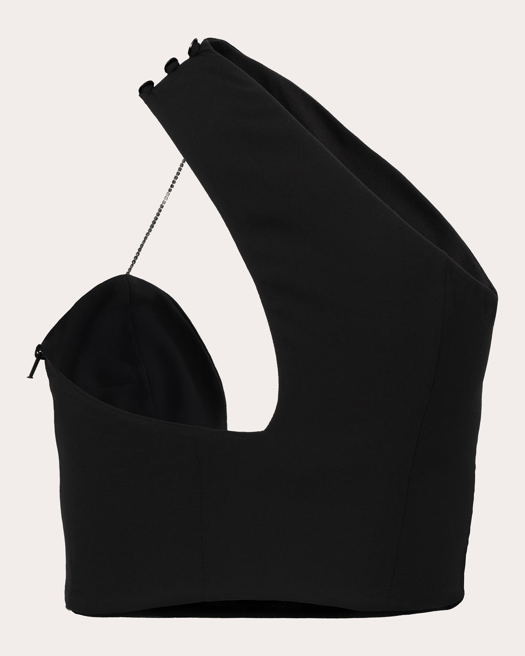 Bria Cutout Asymmetric Crop Top