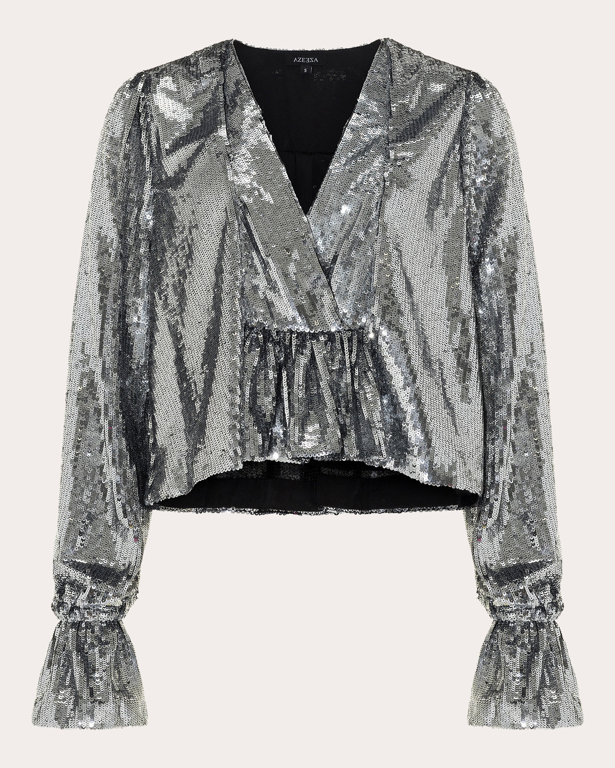 Thistle Ruffle Sequin Top