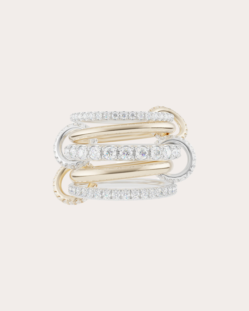 Diamond & 18k Gold Two-Tone Alia Ring