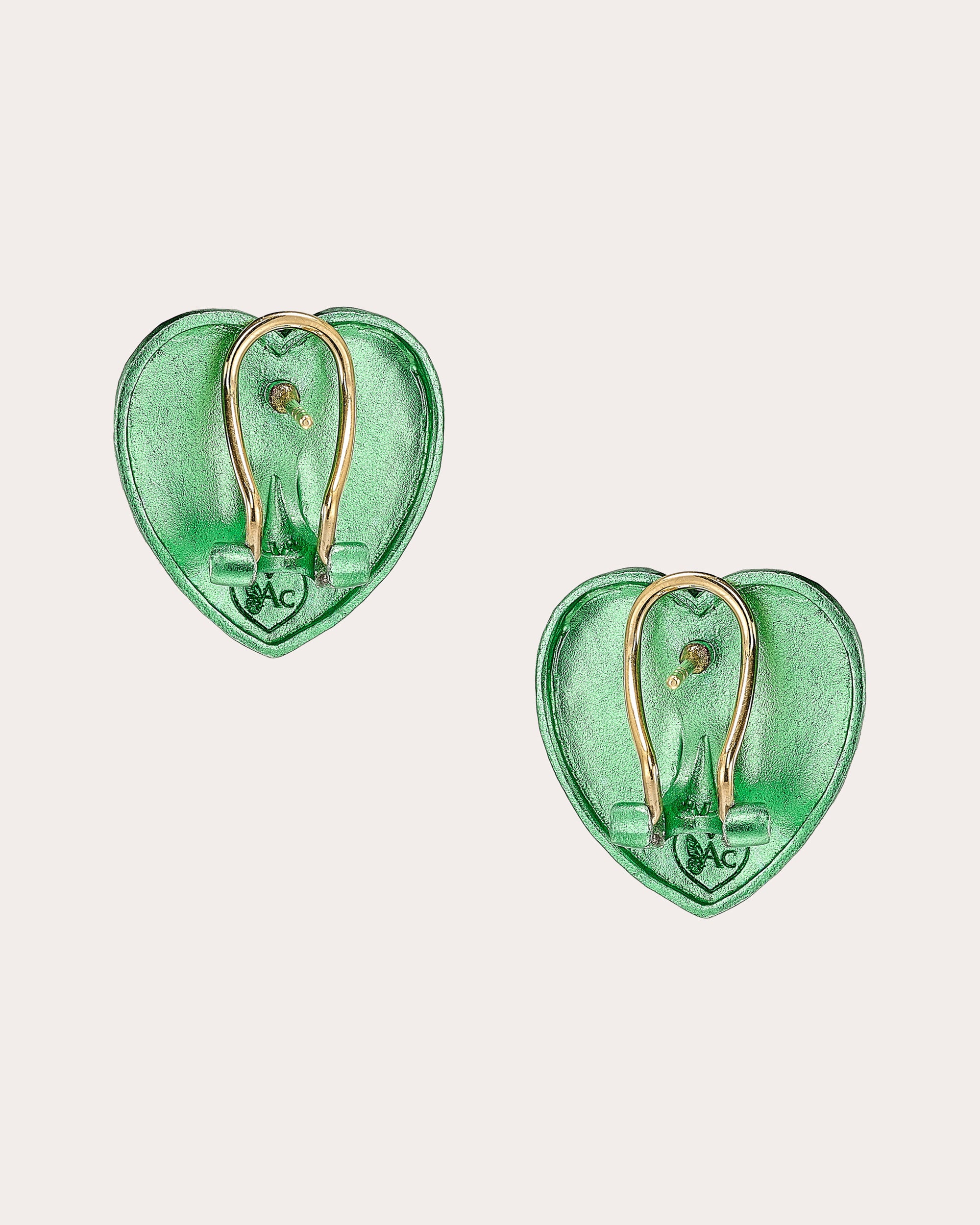 Fruit Gem™ Apple Heart Stud Earrings