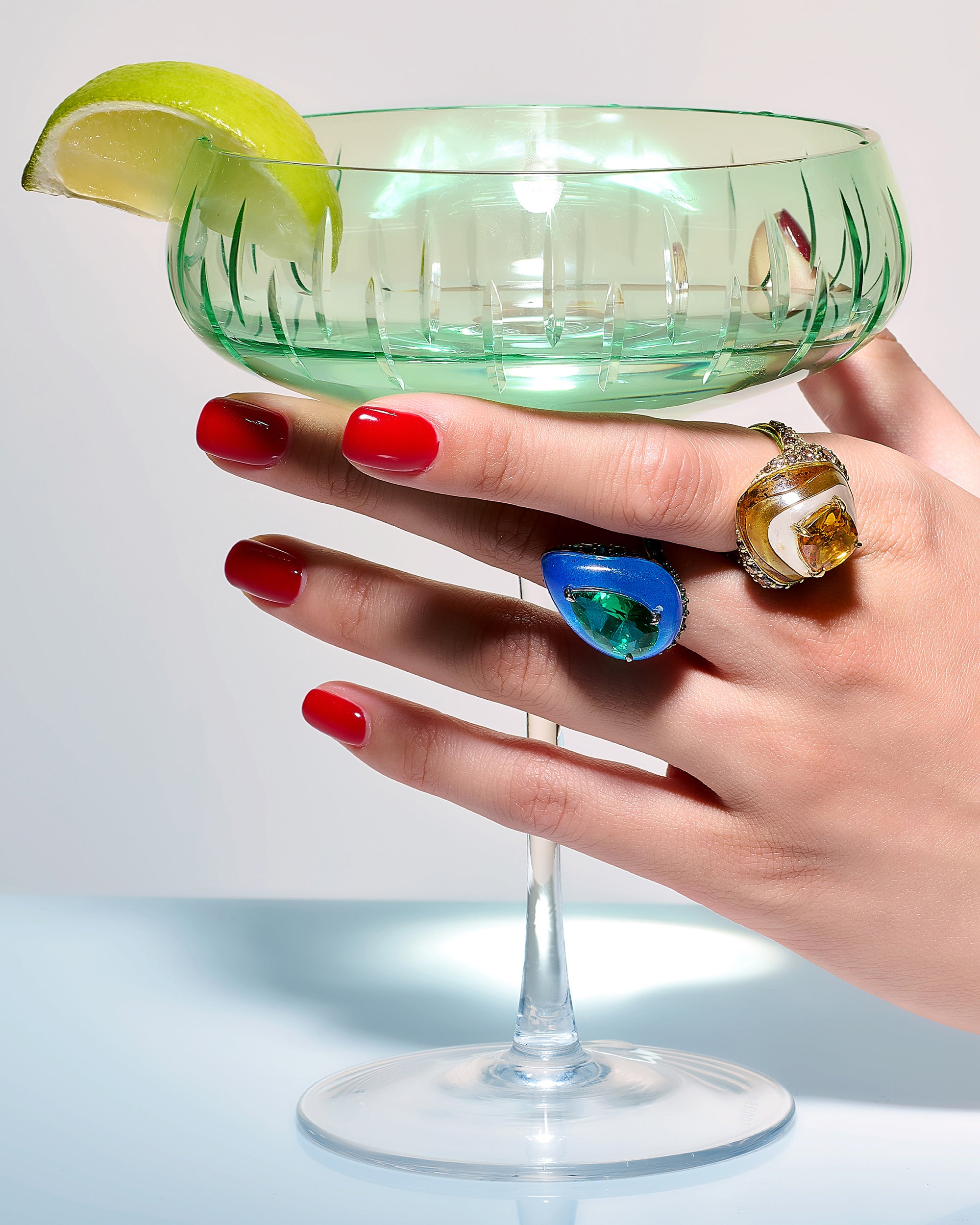 Emerald & Spirulina Fruit Gem™ Elixir Ring