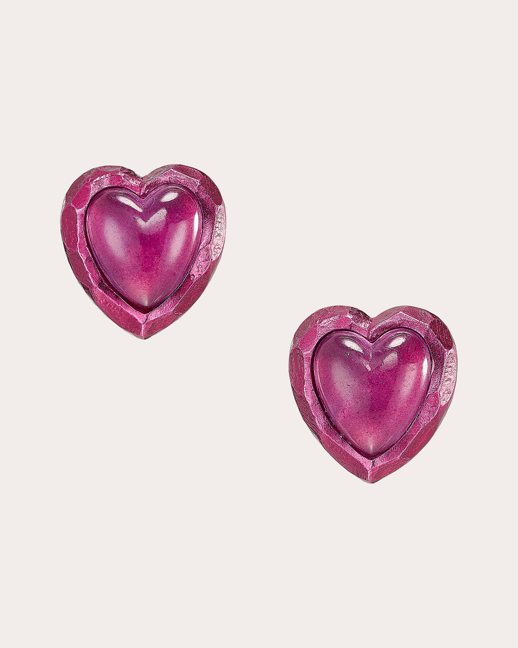Fruit Gems™ Plum Heart Stud Earrings
