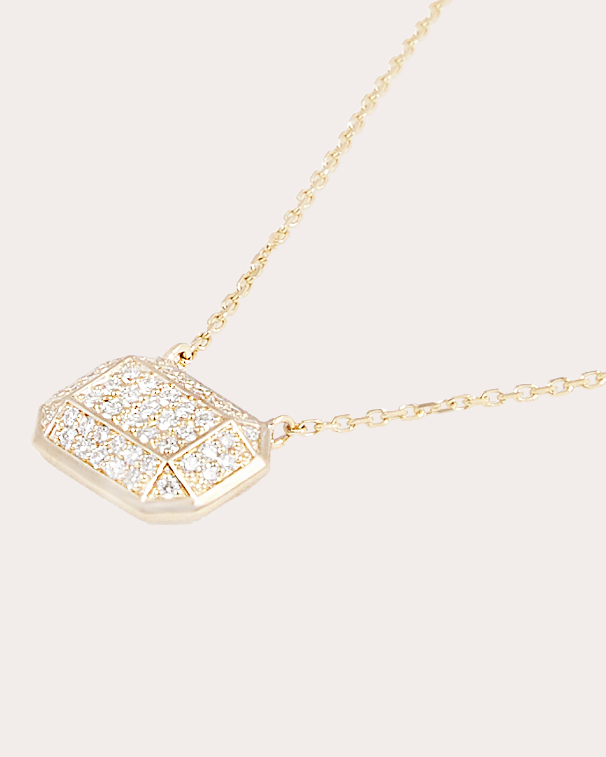 Diamond & 14k Gold Spark Pendant Necklace