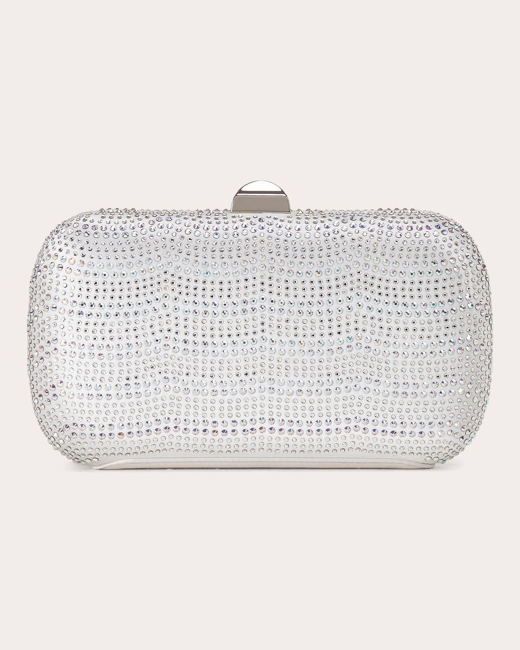 Lyssa Embellished Satin Structured Clutch