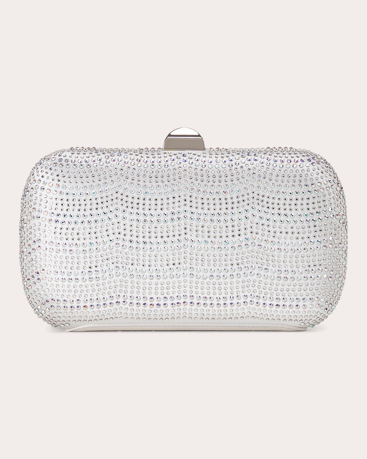 Lyssa Embellished Satin Structured Clutch