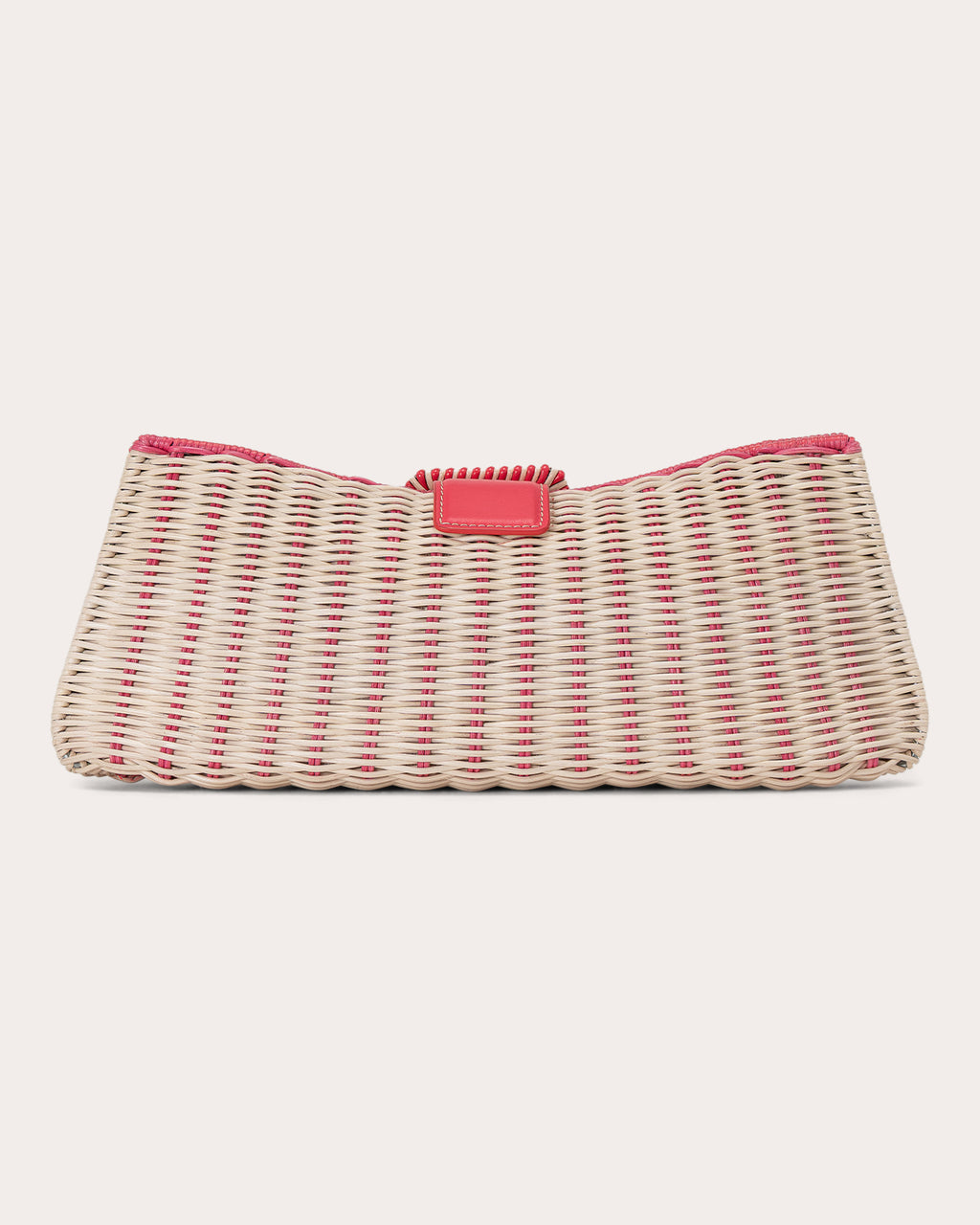 Nathalie Woven Wicker Clutch