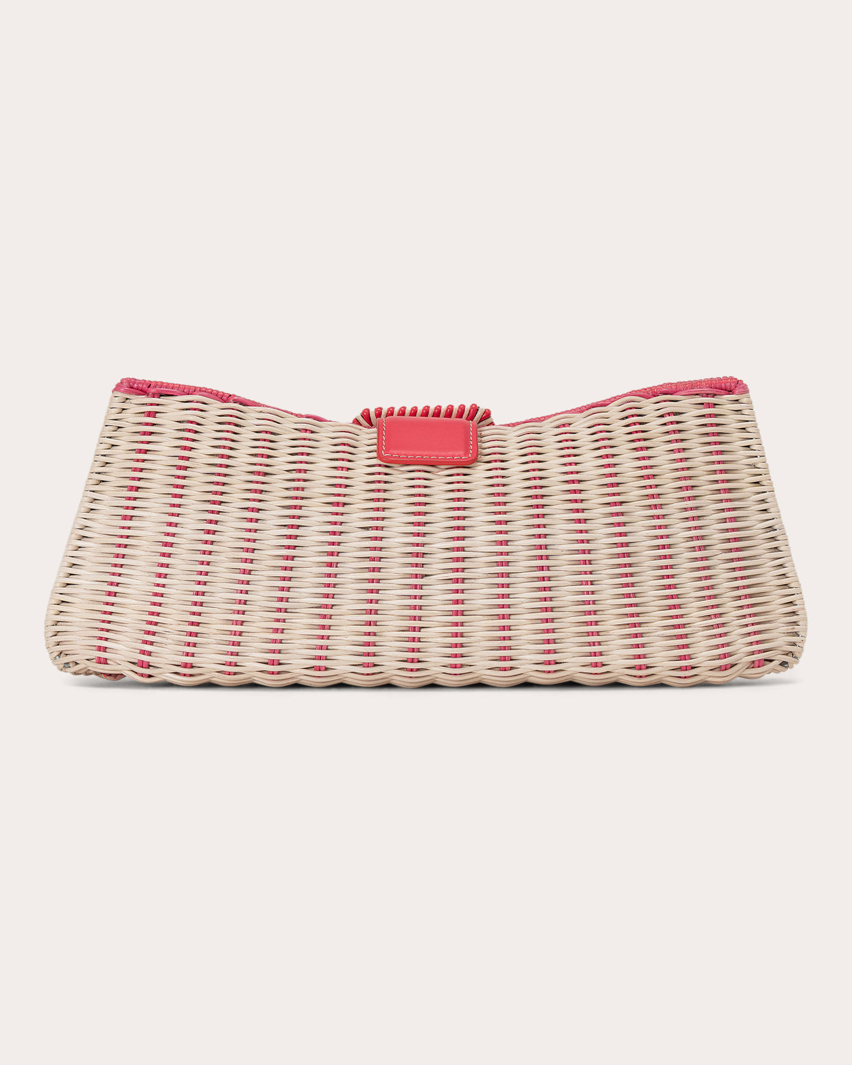 Nathalie Woven Wicker Clutch