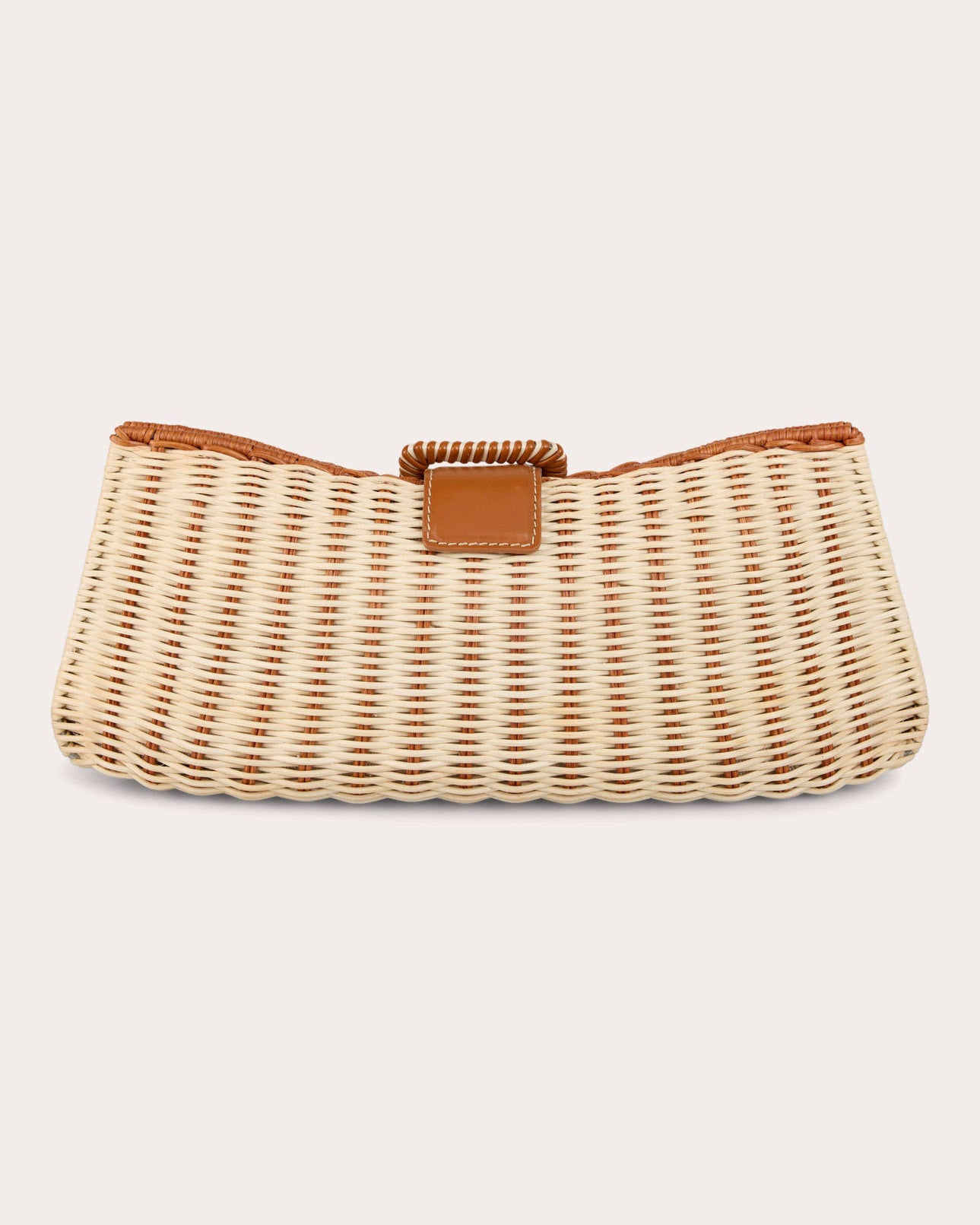 Nathalie Woven Wicker Clutch