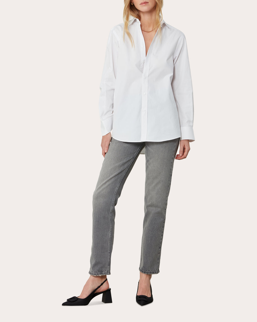 The Boyfriend Organic Poplin Shirt