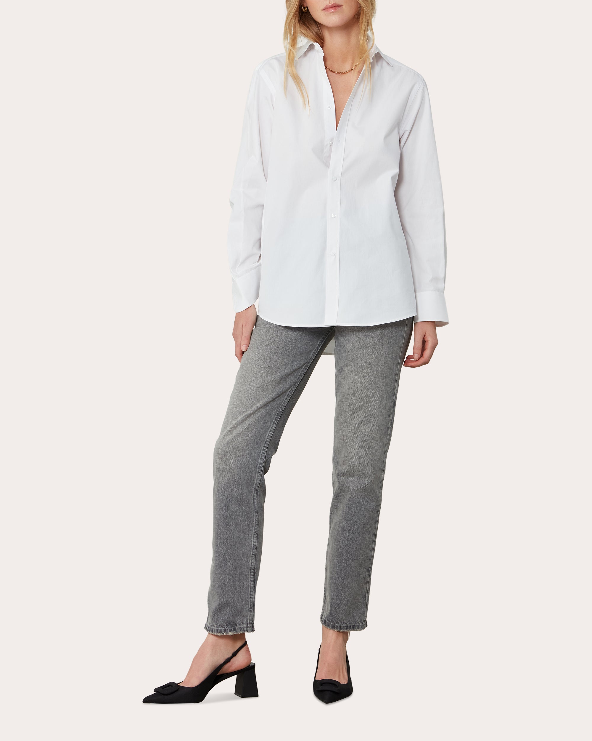 The Boyfriend Organic Poplin Shirt