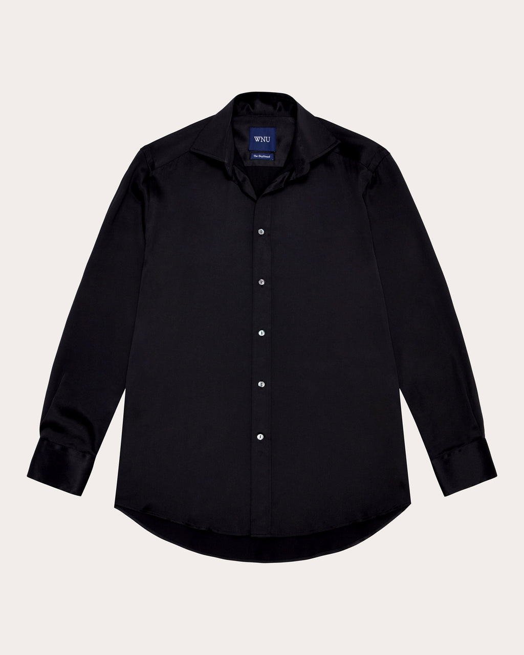 The Boyfriend Silk Satin Shirt