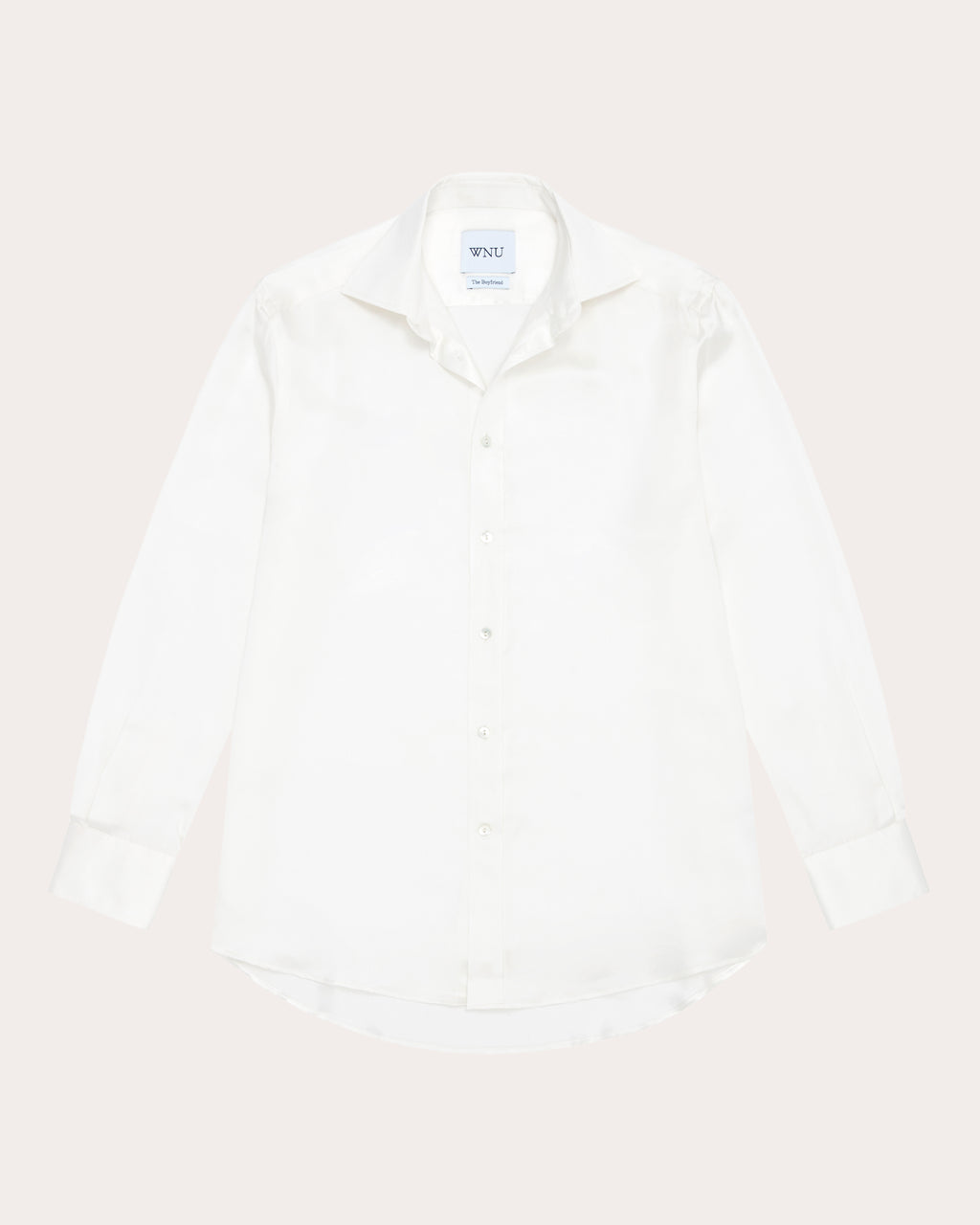 The Boyfriend Silk Satin Shirt