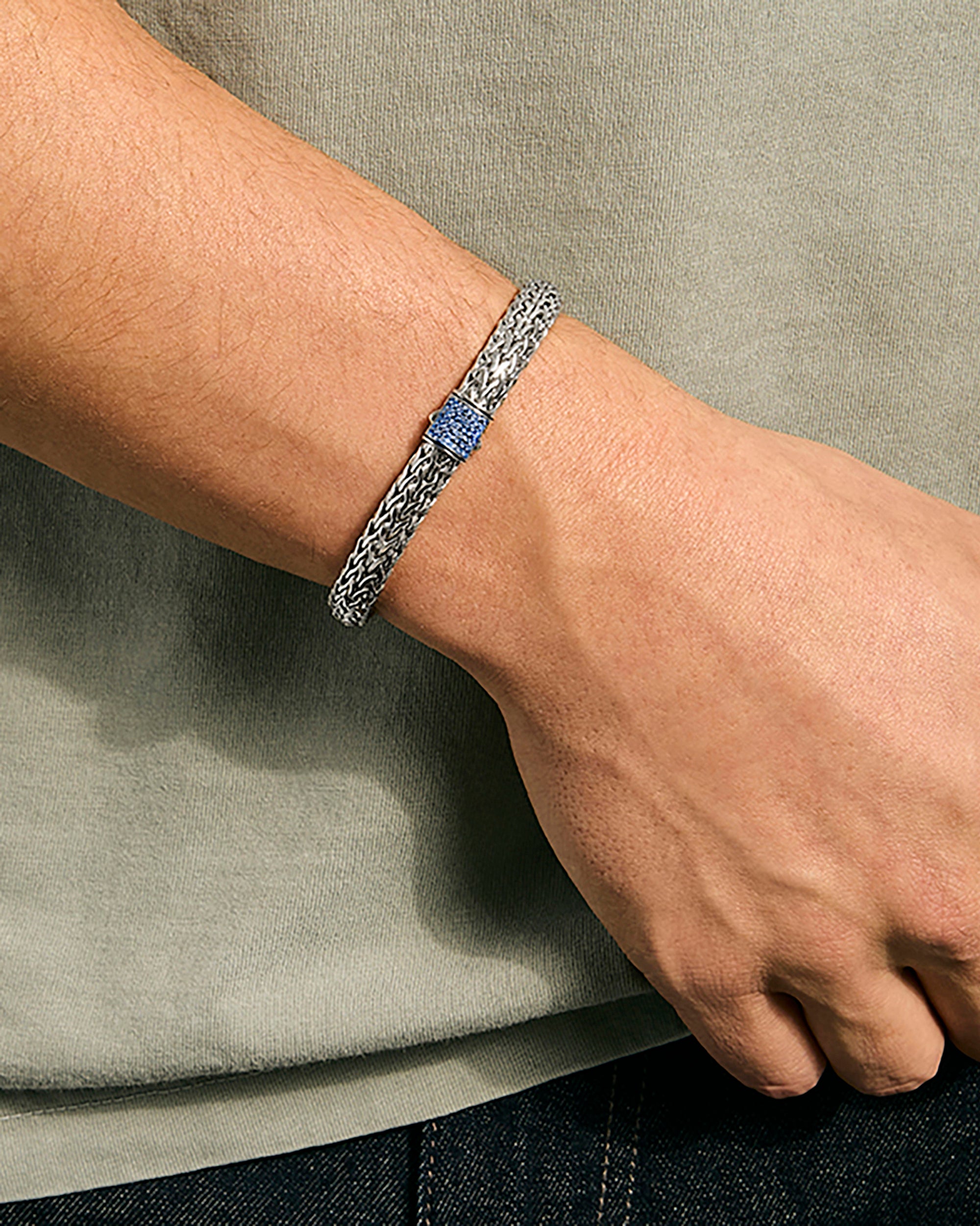 Sapphire 6.5mm Icon Chain Bracelet