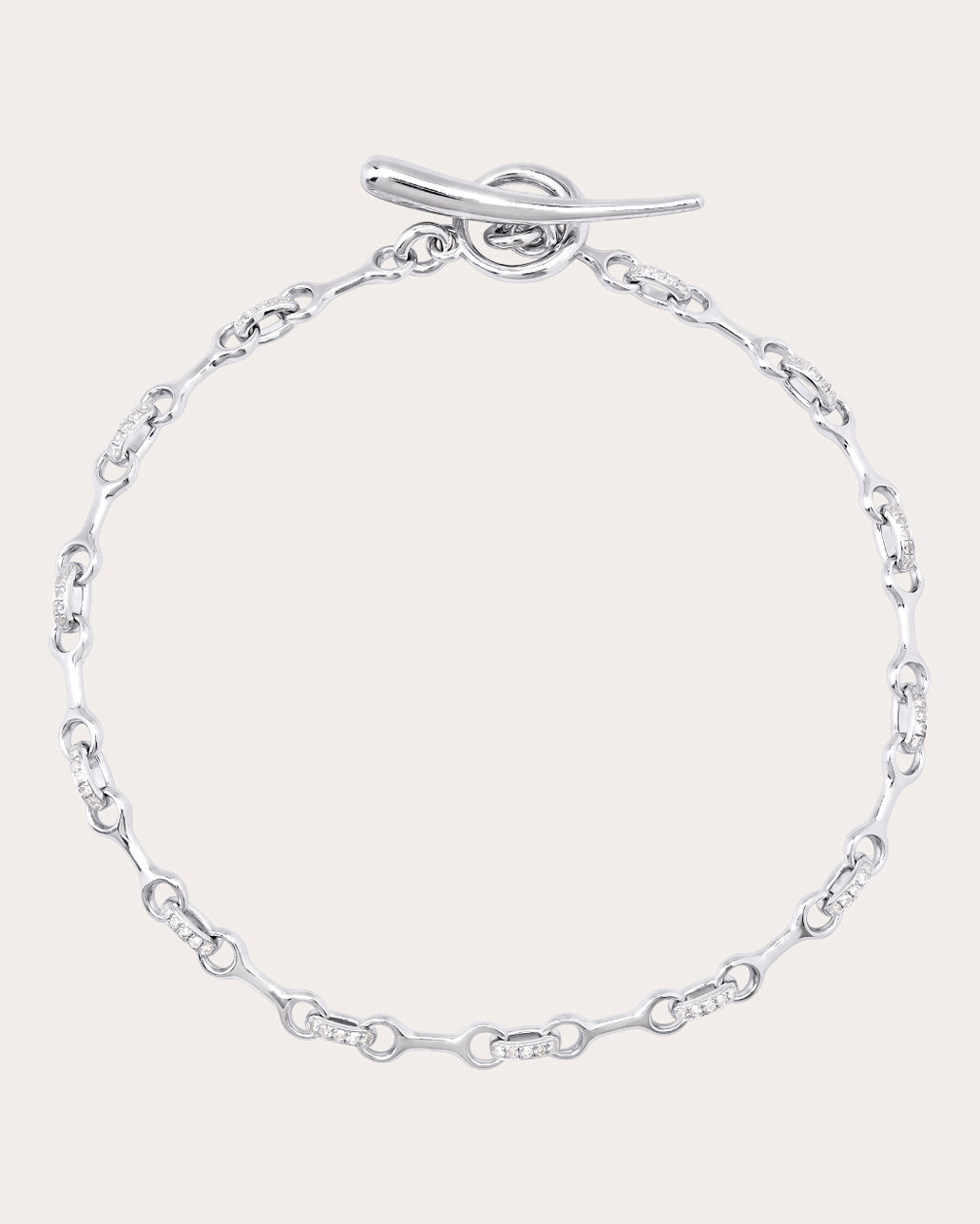 Diamond Pavé 10mm Connector Bracelet