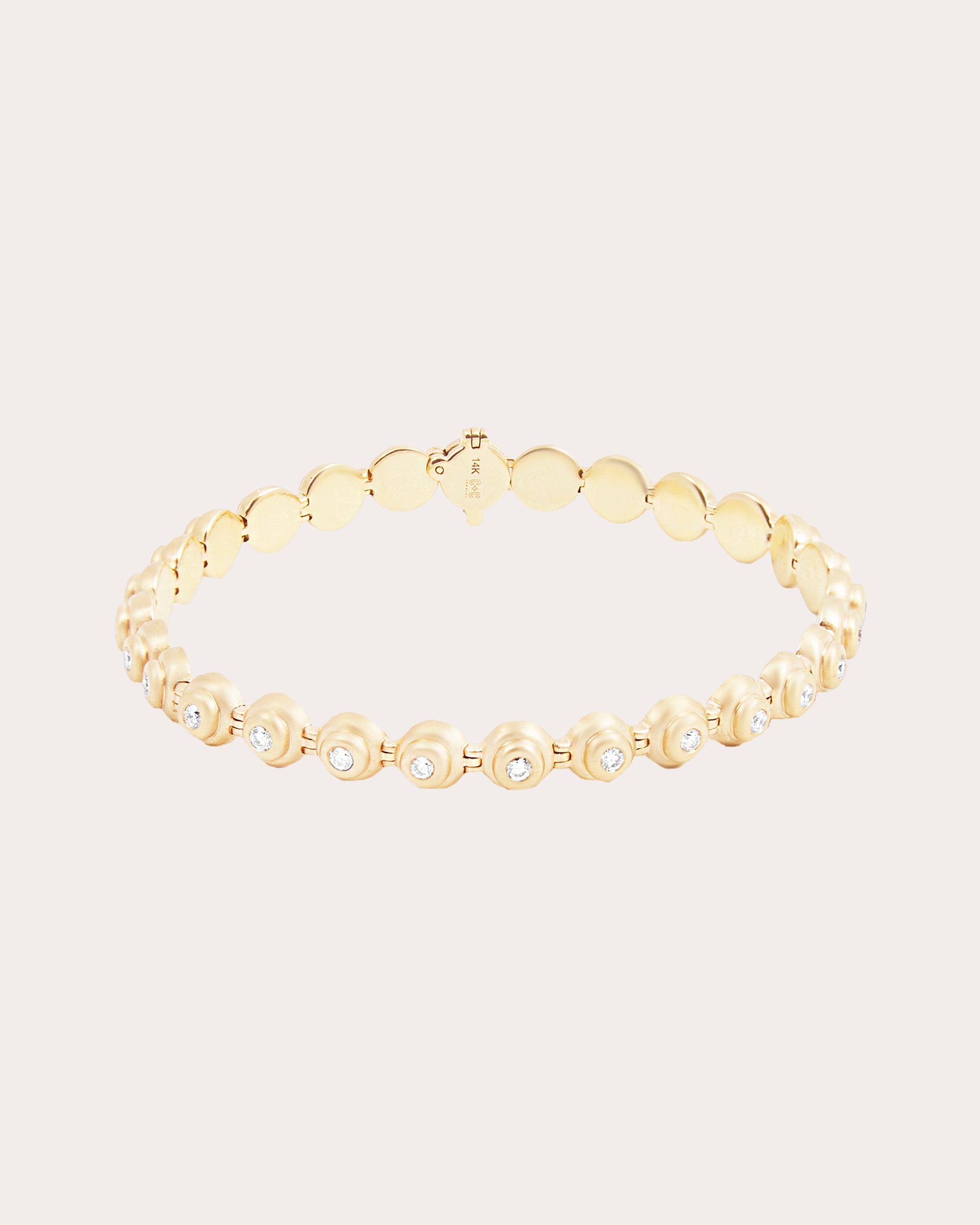 Diamond & 14k Gold Evolve Link Bracelet