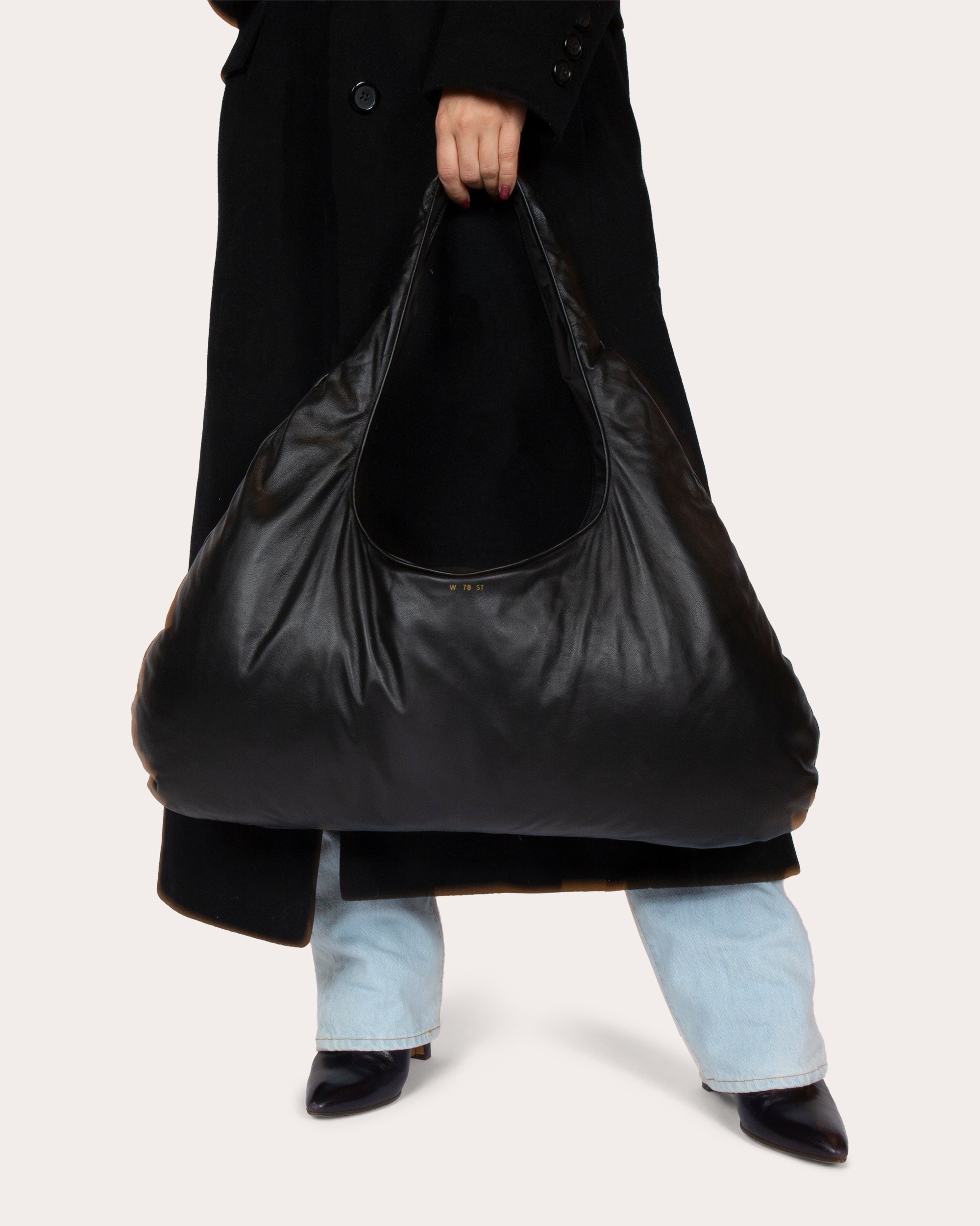 Large Cloud Leather Shoulder Bag