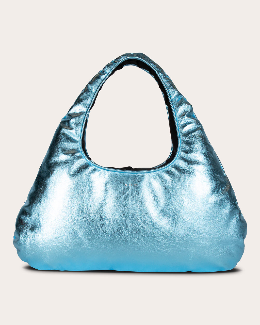 Large Cloud Pearlescent Leather Shoulder Bag