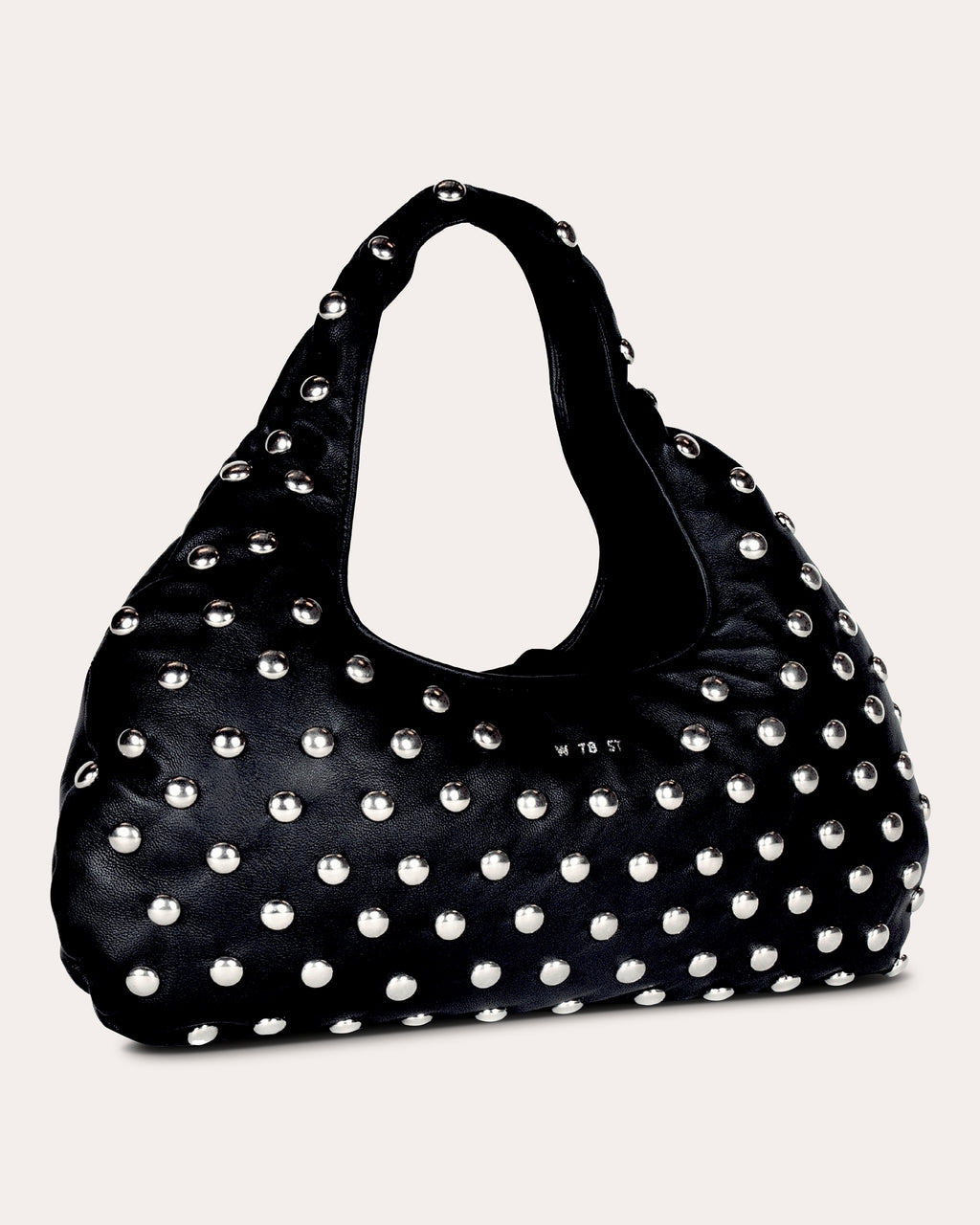 Medium Cloud Studded Leather Shoulder Bag