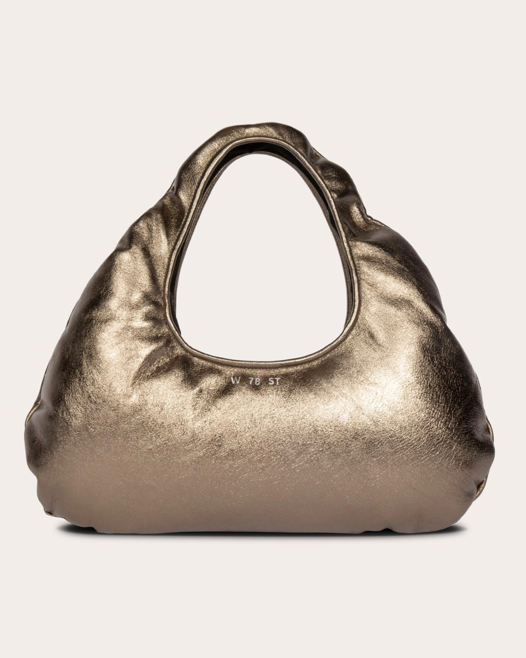 Micro Cloud Metallic Leather Tote