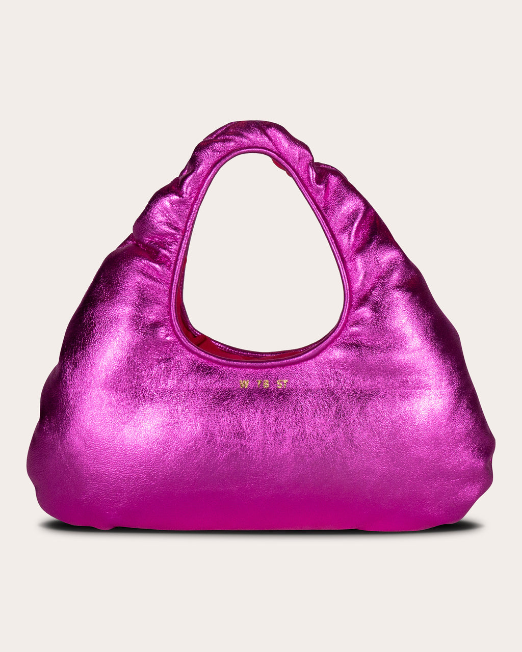 Micro Cloud Metallic Leather Tote