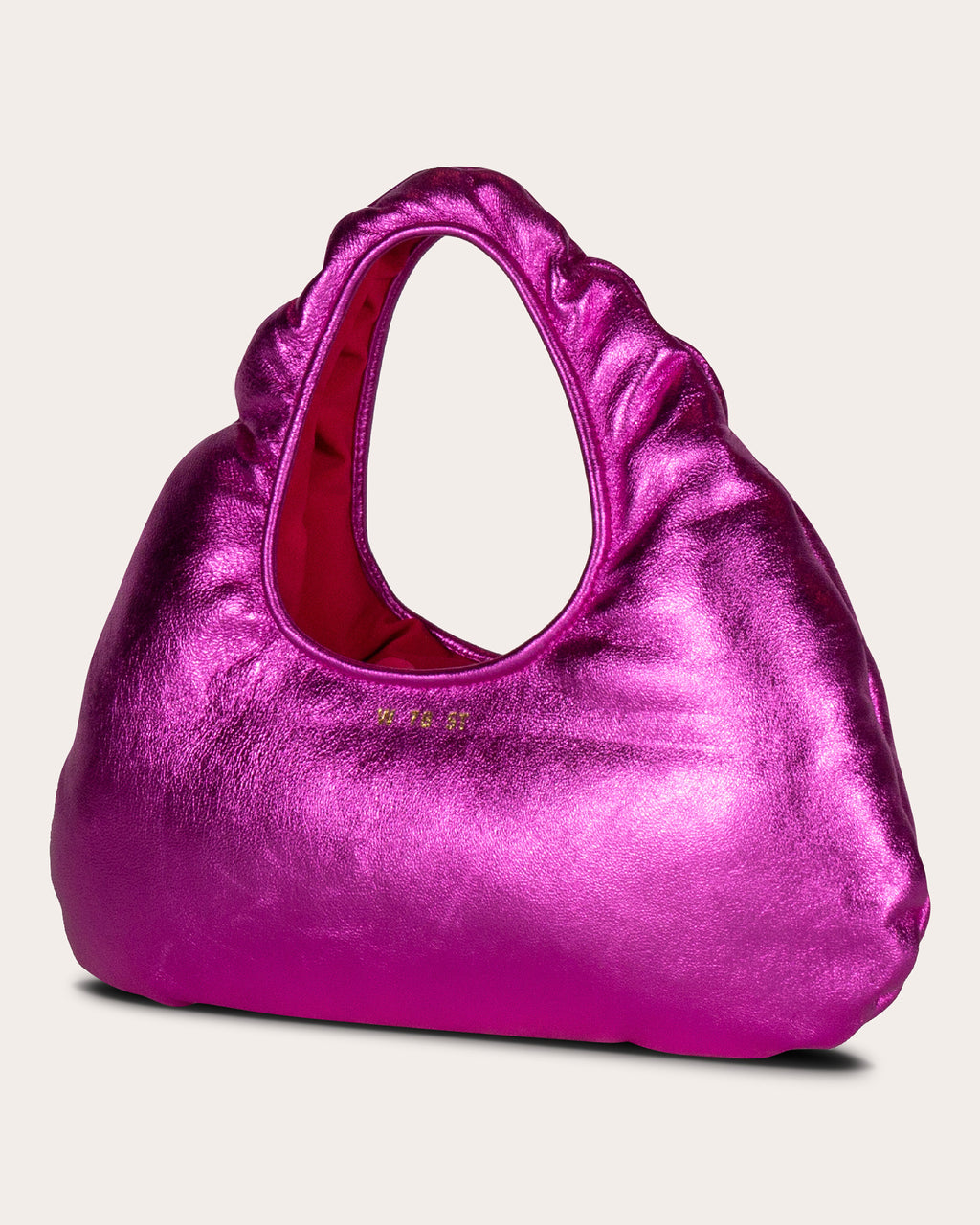 Micro Cloud Metallic Leather Tote