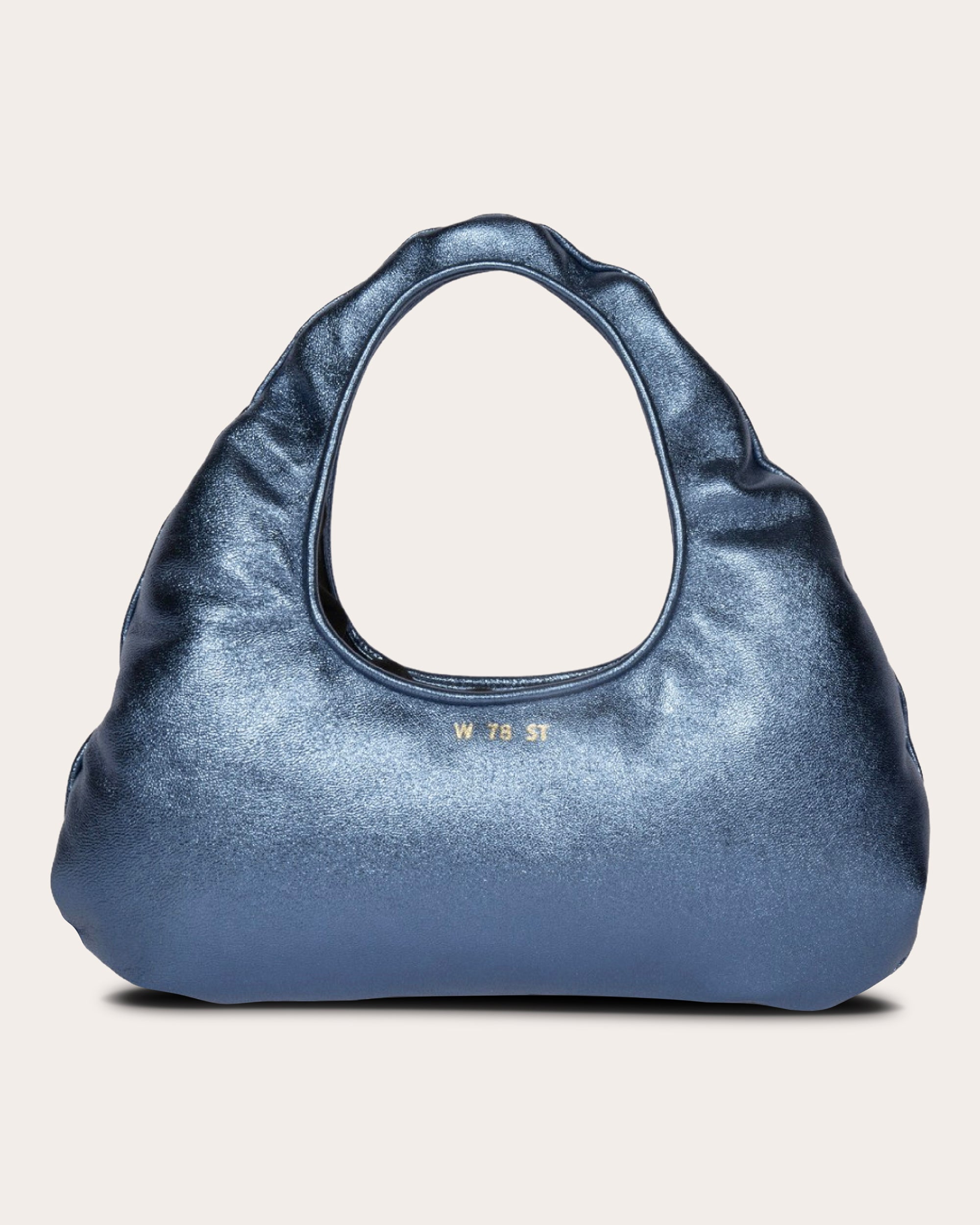 Micro Cloud Metallic Leather Tote