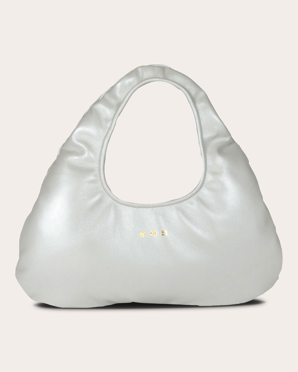 Micro Cloud Pearlescent Leather Tote