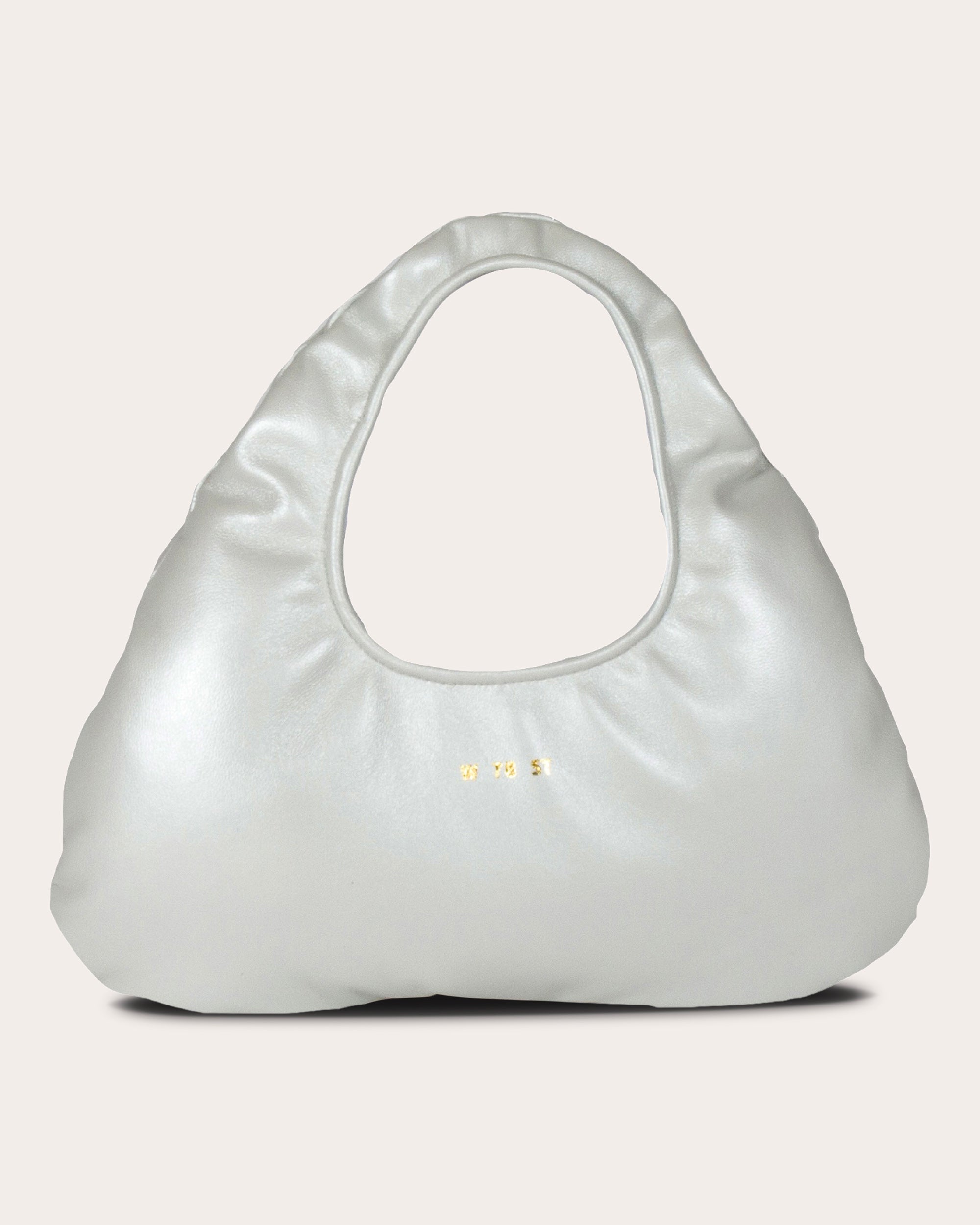 Micro Cloud Pearlescent Leather Tote