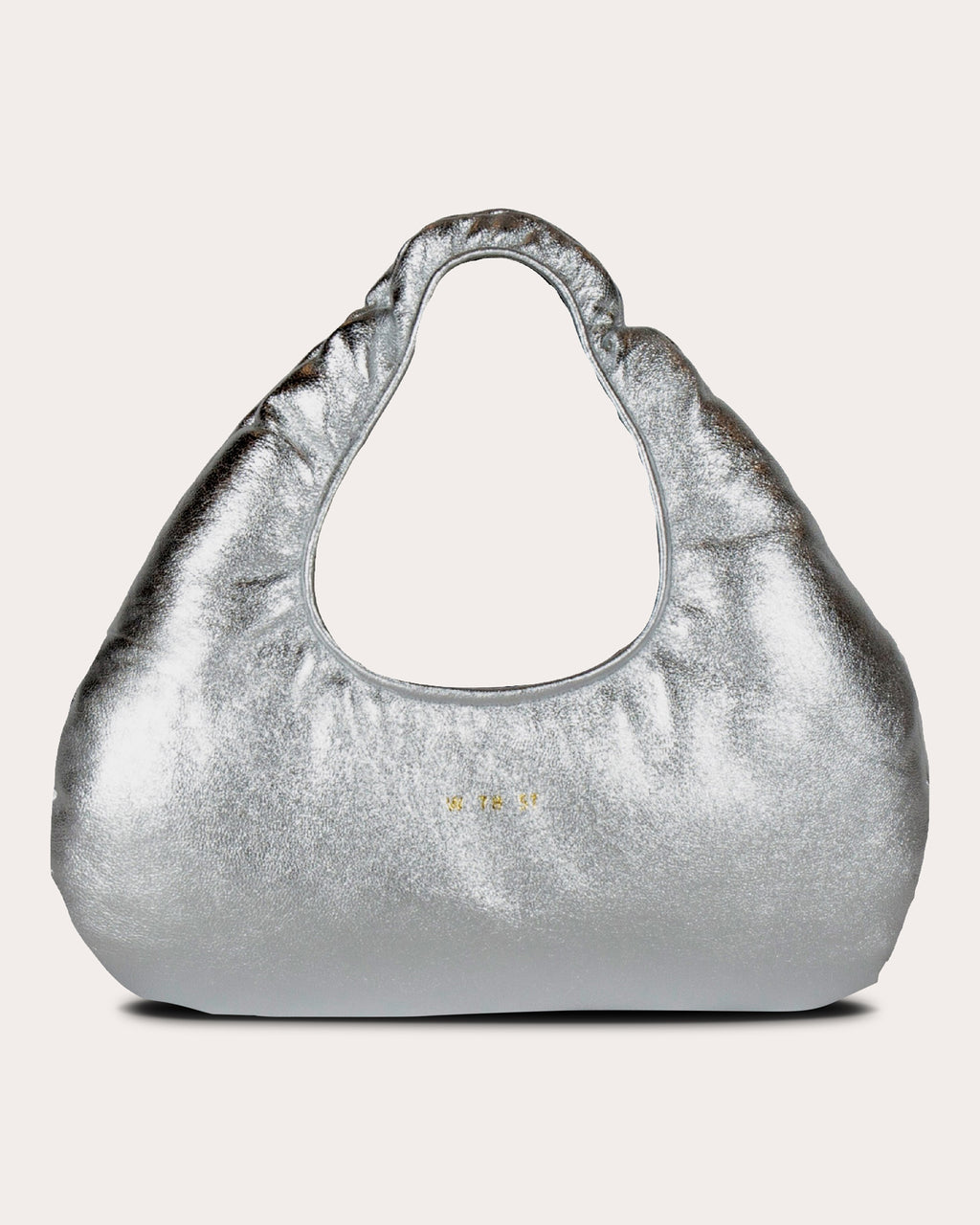 Micro Cloud Metallic Leather Tote