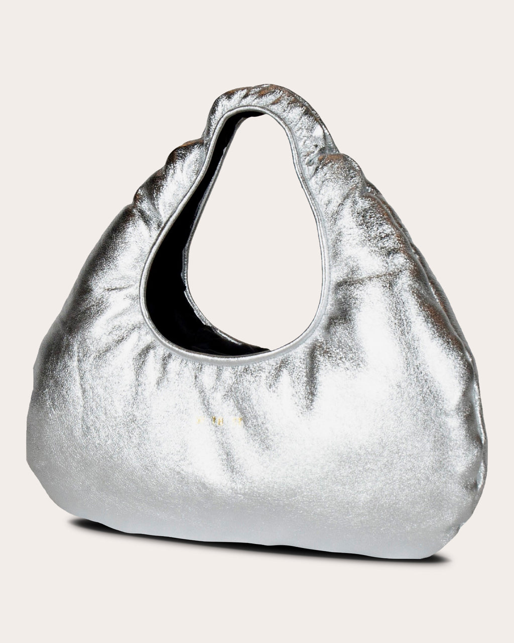 Micro Cloud Metallic Leather Tote