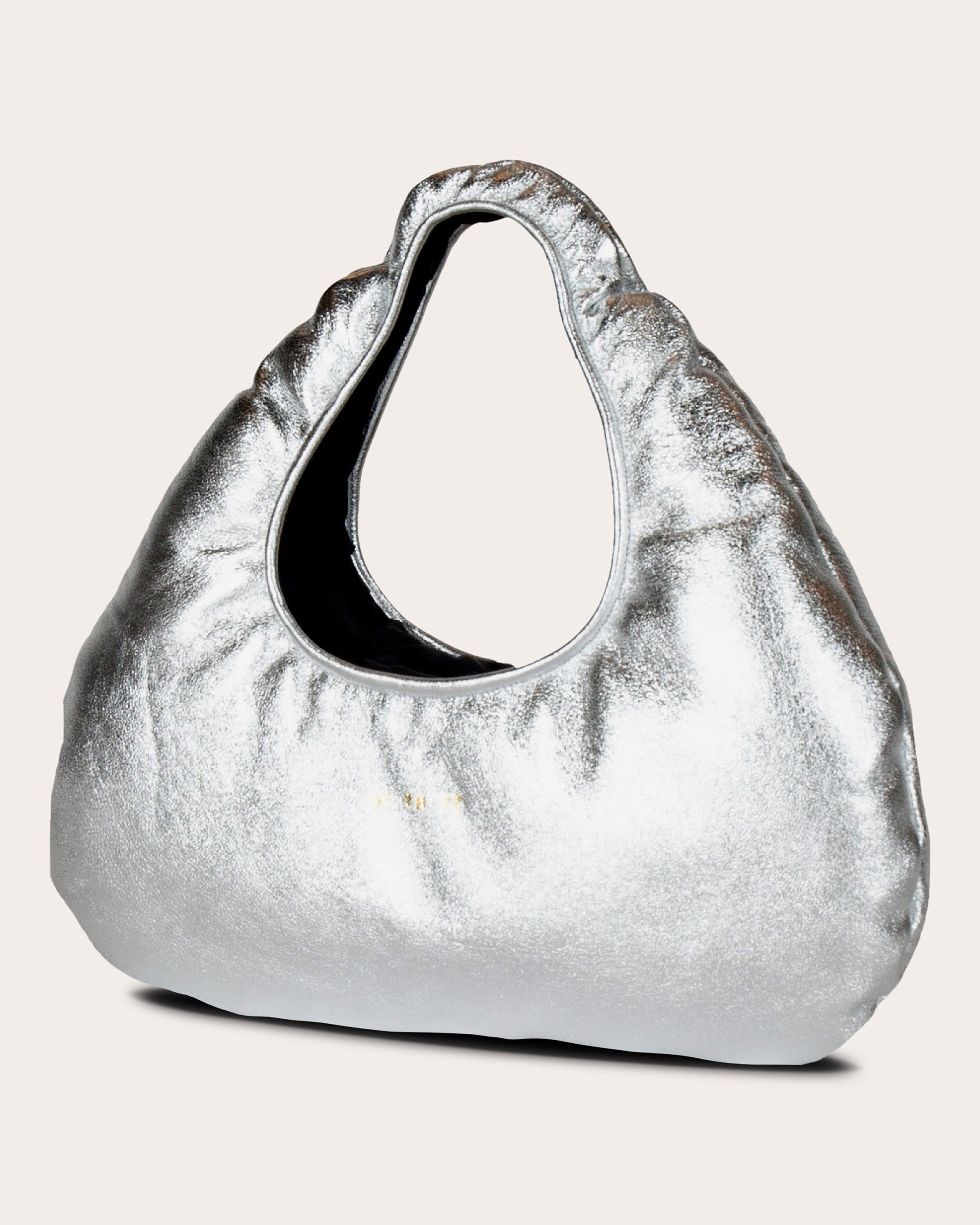 Micro Cloud Metallic Leather Tote