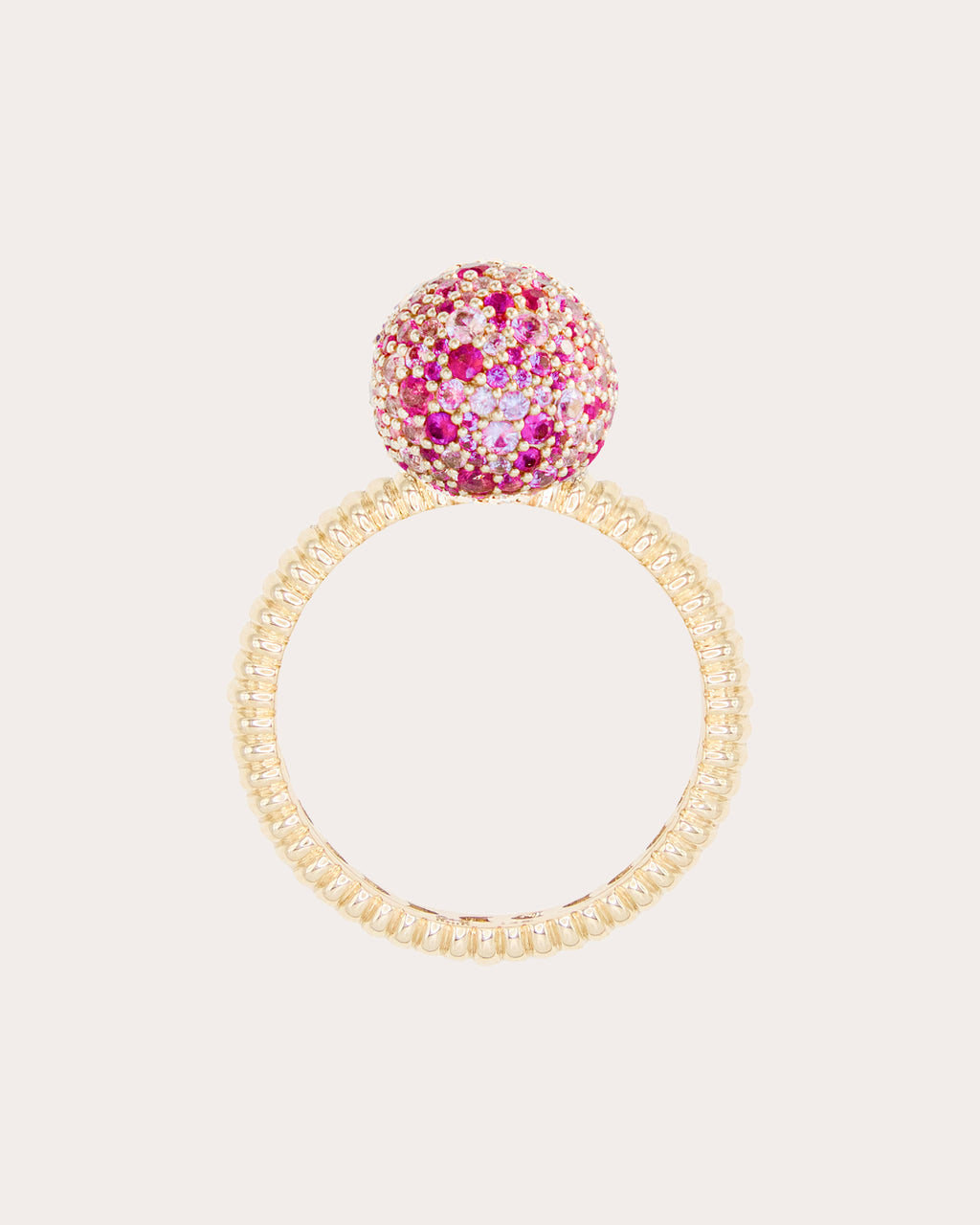 Pink Sapphire Revel Medium Bobble Ring