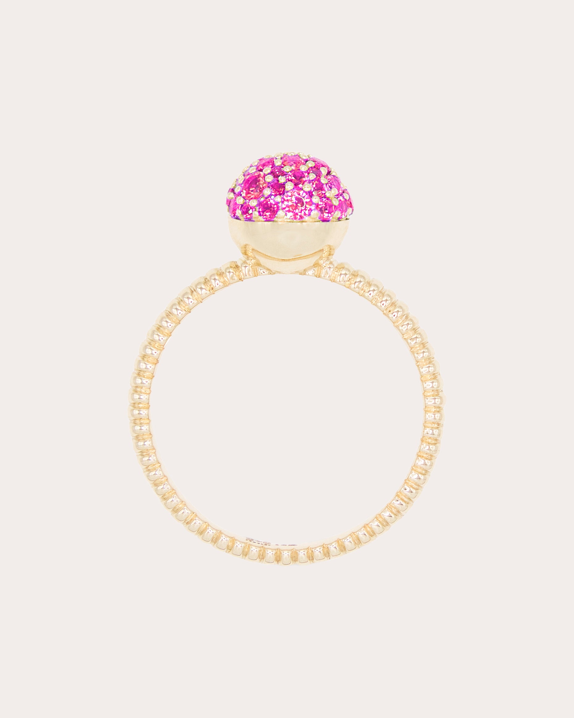 Pink Sapphire Revel Small Bobble Ring