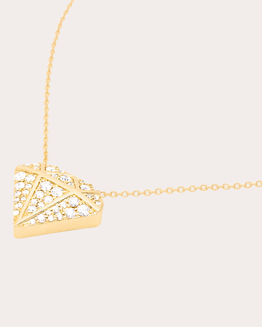 Diamond & 14k Gold Juju Pendant Necklace