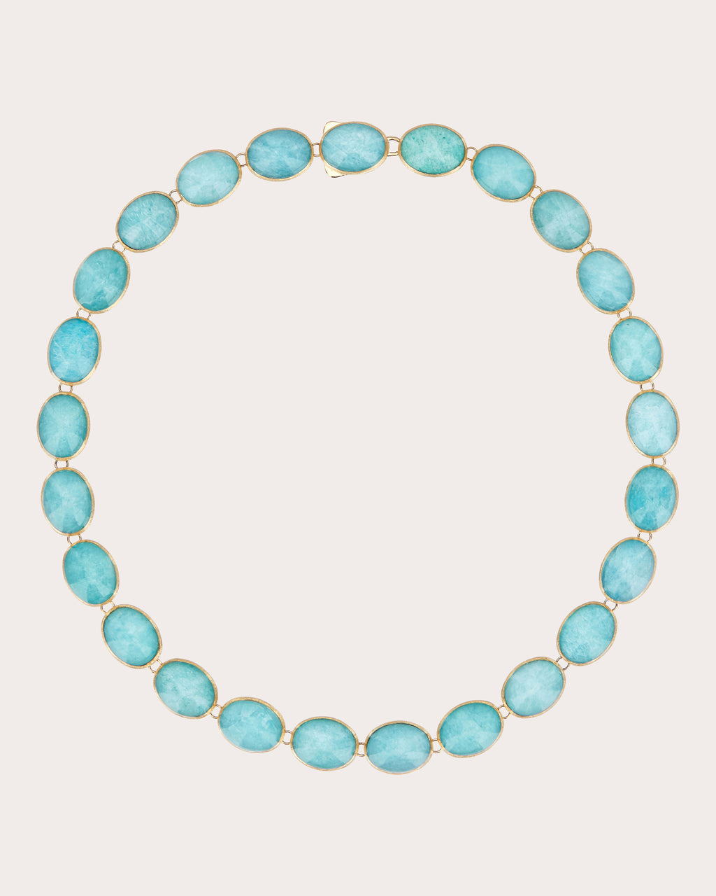 Amazonite Doublet Small Anice Boules Muse Necklace