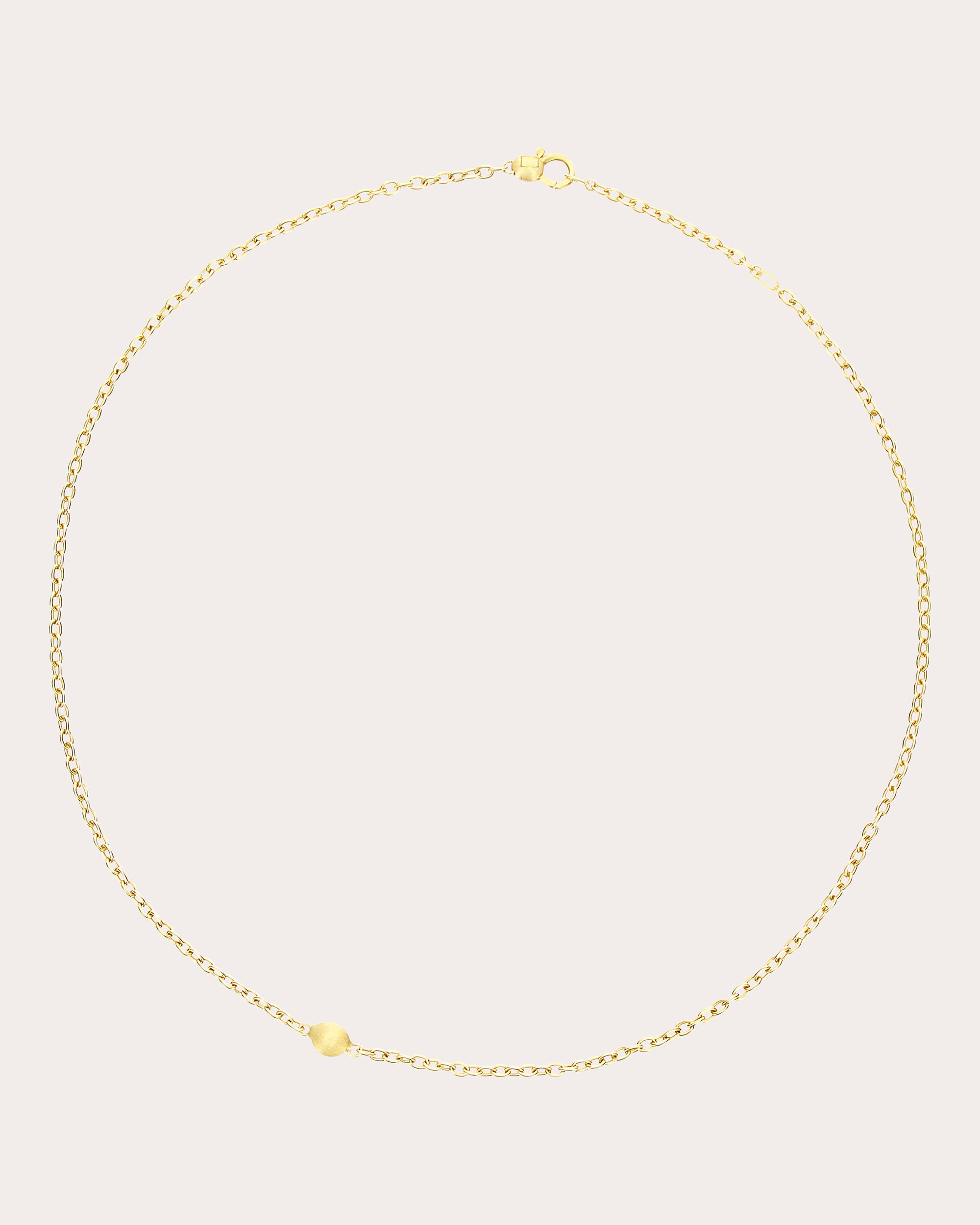 18k Gold Short Boules Necklace