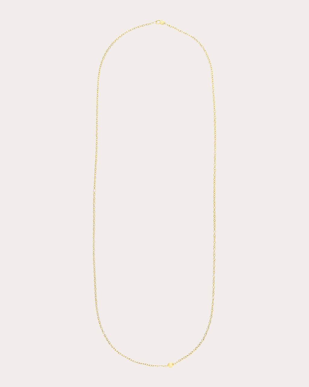 18k Gold Long Boules Necklace