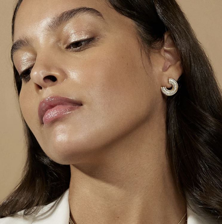 Diamond & 14k Gold Midi Revival Stud Earrings