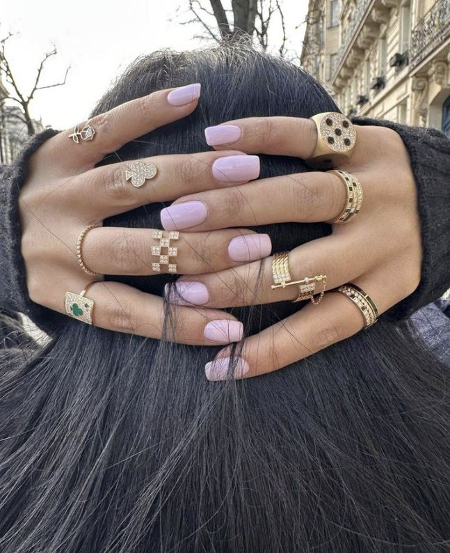 Diamond & 18k Gold Mini Hasard Ring