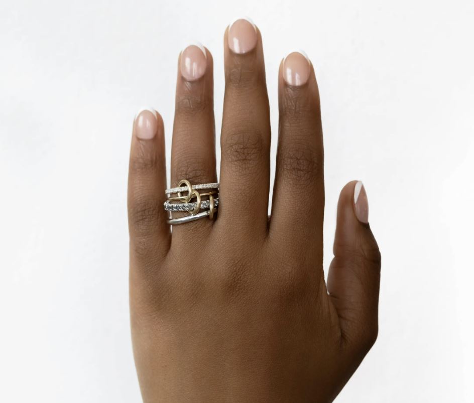 Diamond & 18k Gold Two-Tone Arla Ring