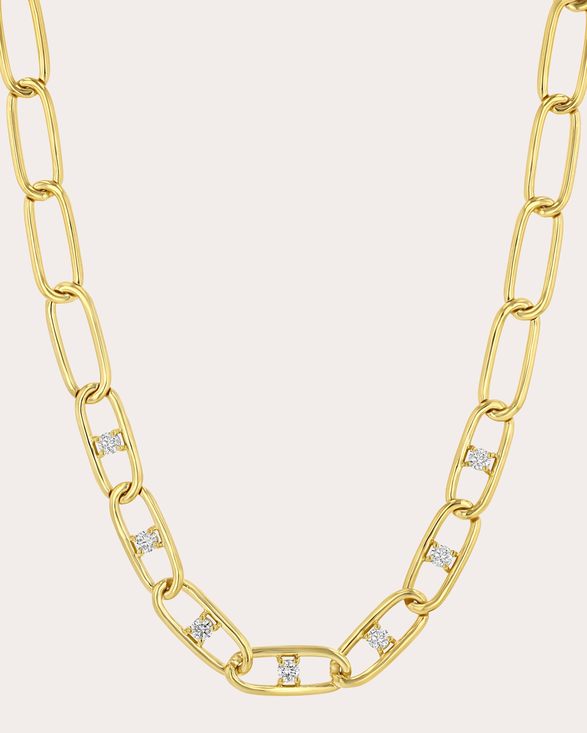 Diamond & 18k Gold Celebrate Chain Necklace