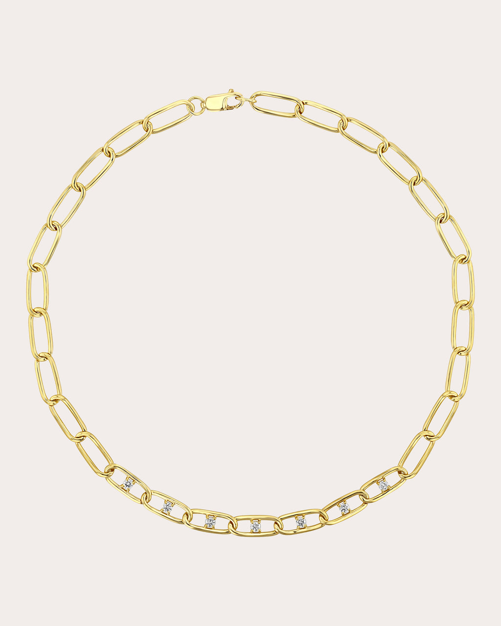 Diamond & 18k Gold Celebrate Chain Necklace