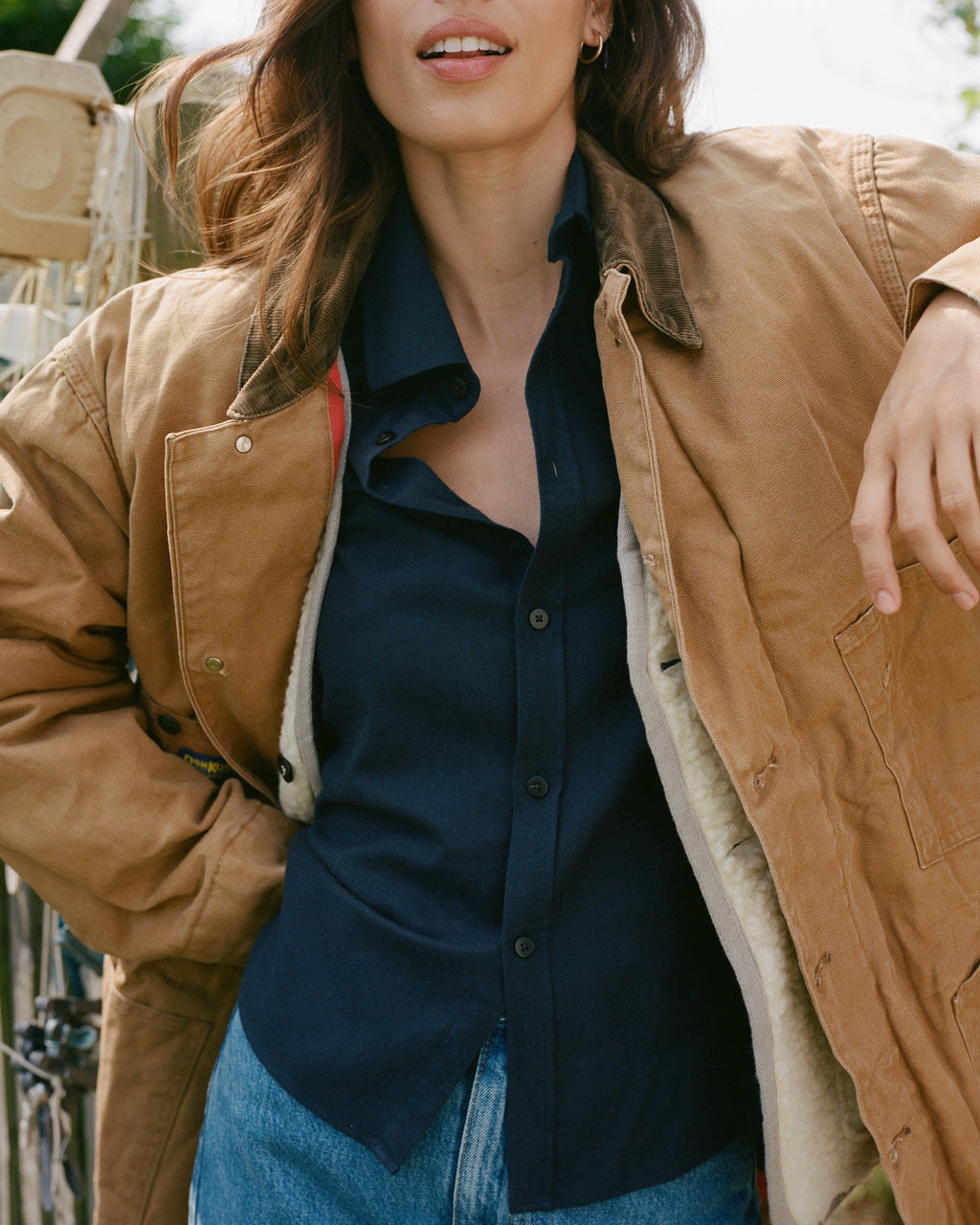 The Classic Brushed Cotton Wool Shirt