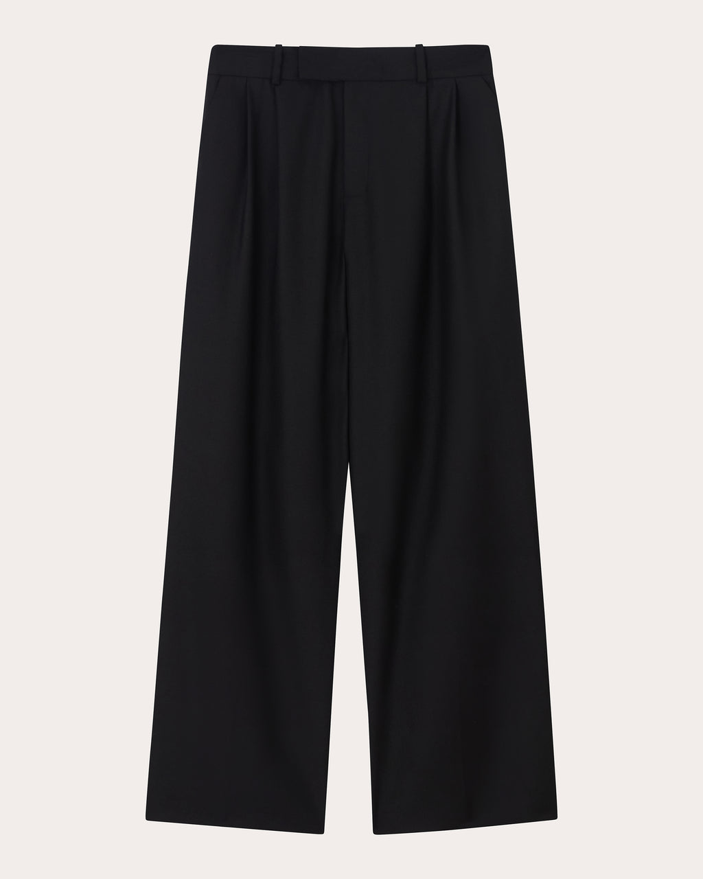 Rampling Wool Wide-Leg Trousers