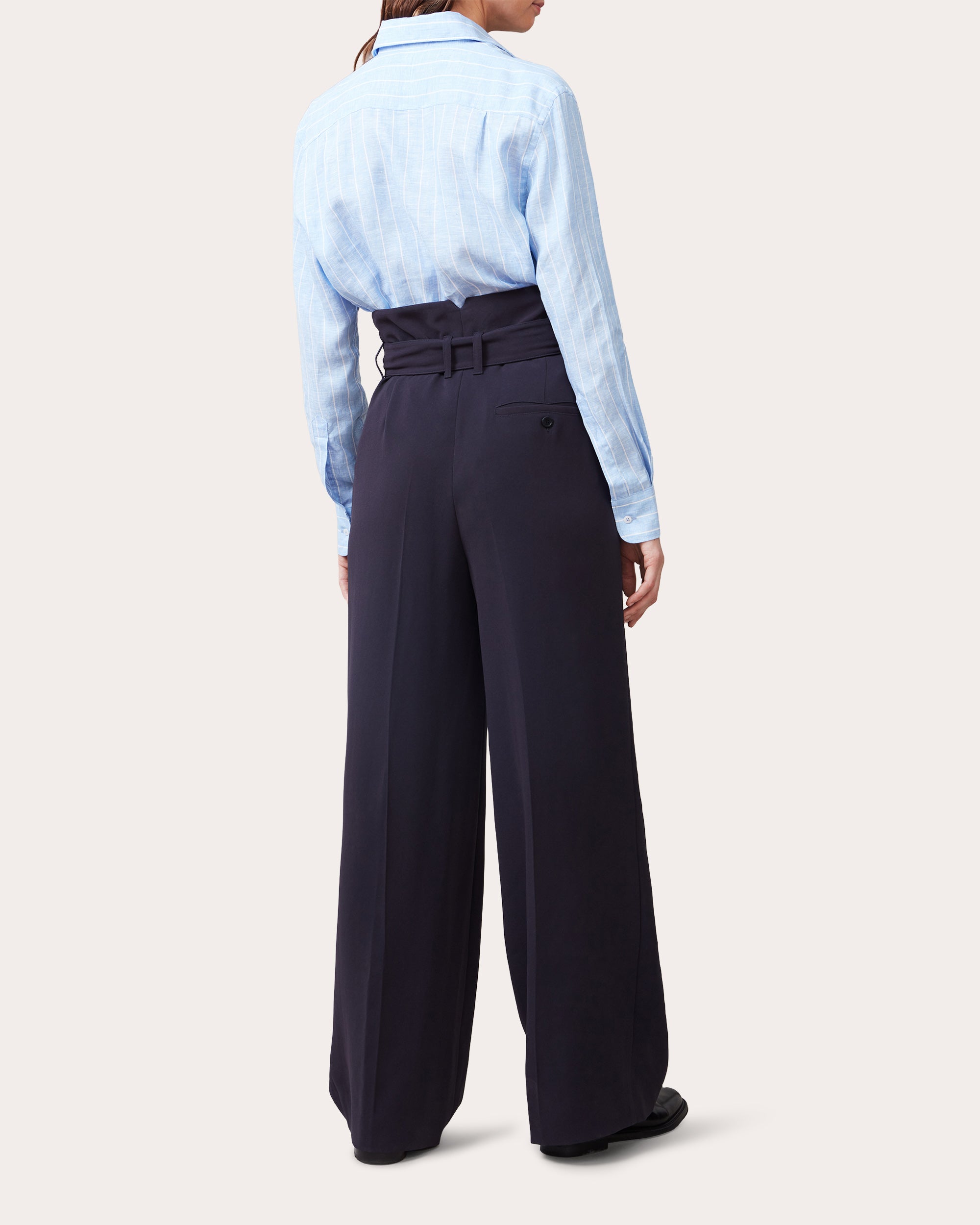 The Boyfriend Stripe Linen Shirt