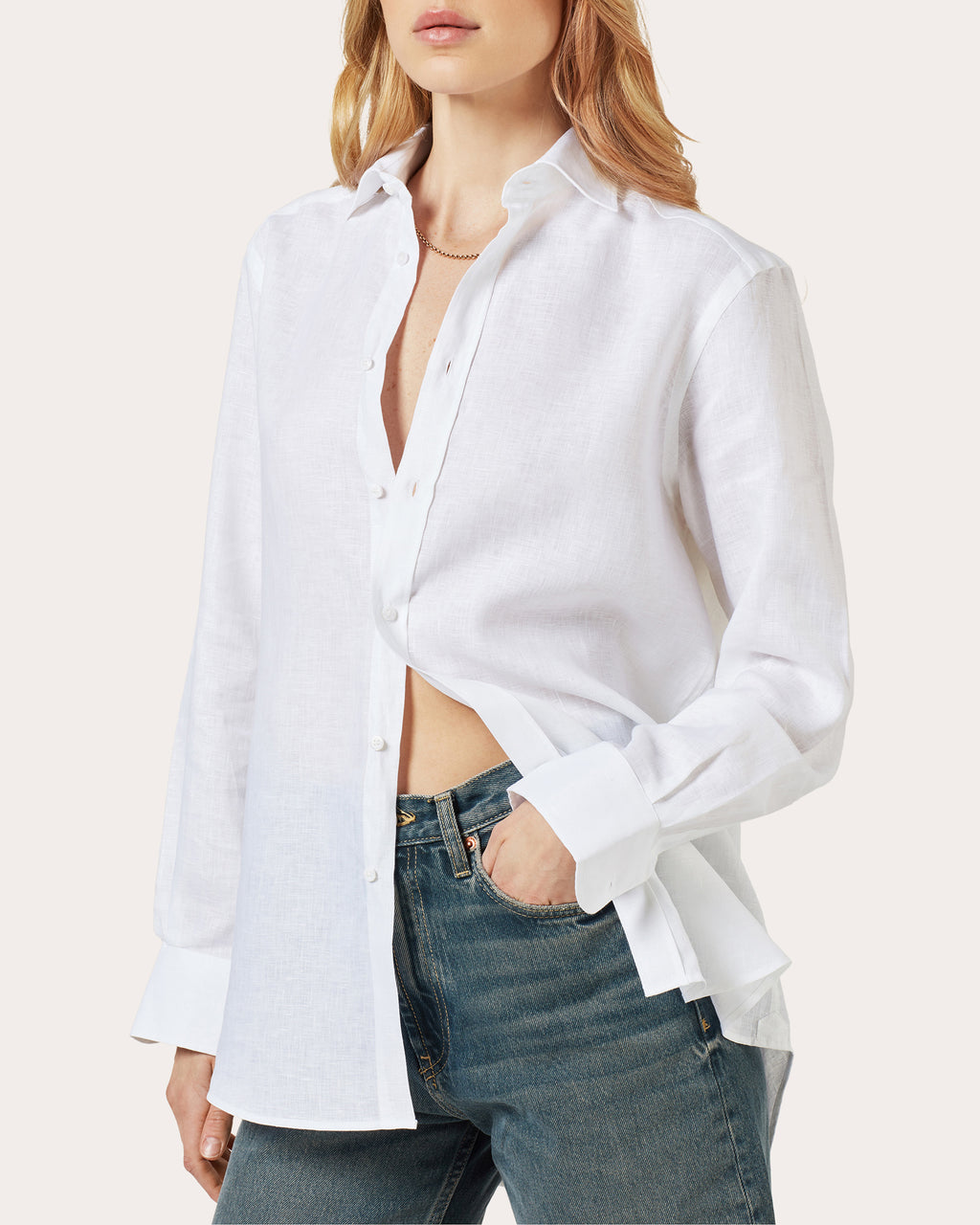 The Boyfriend Linen Shirt
