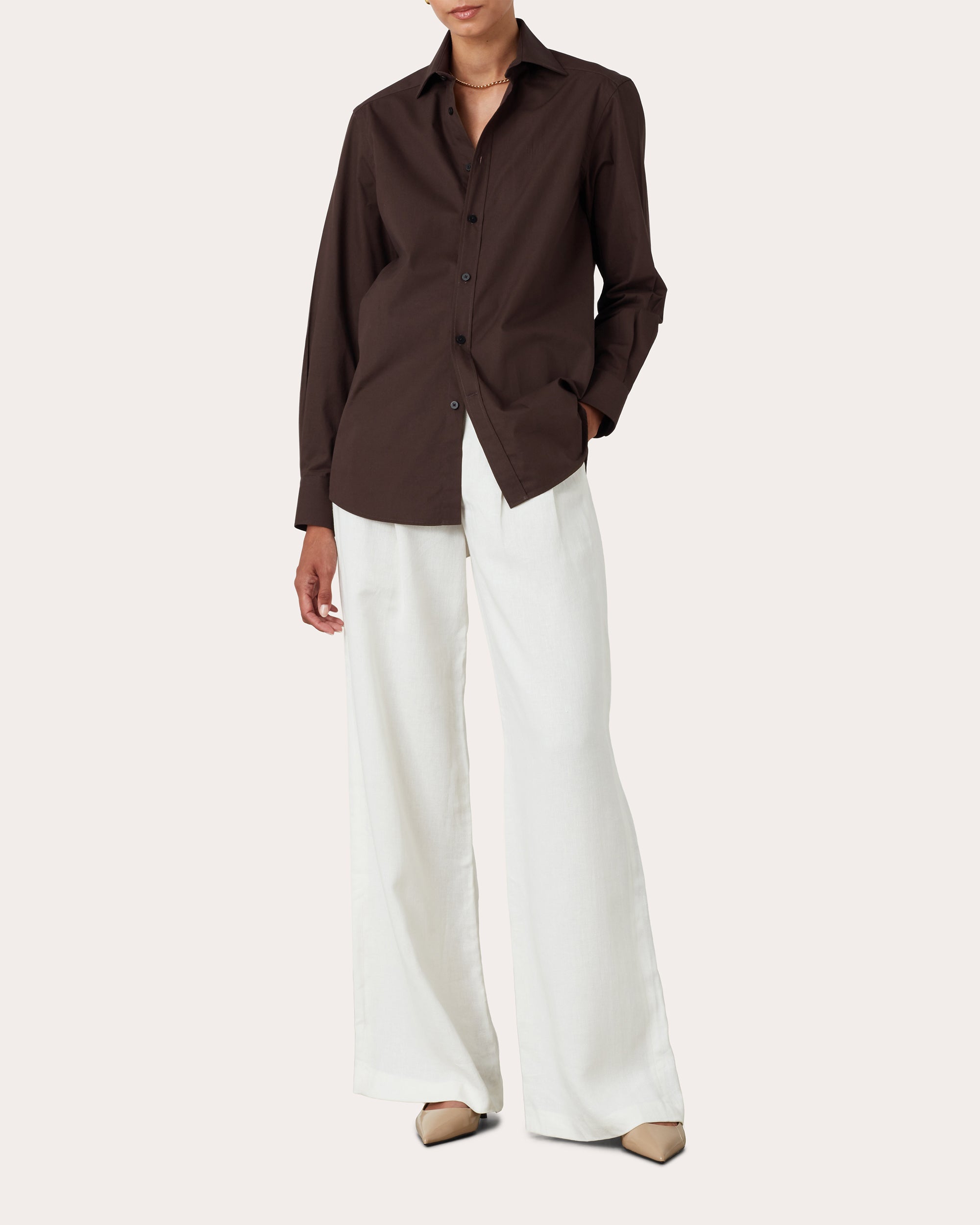 The Boyfriend Fine Poplin Shirt