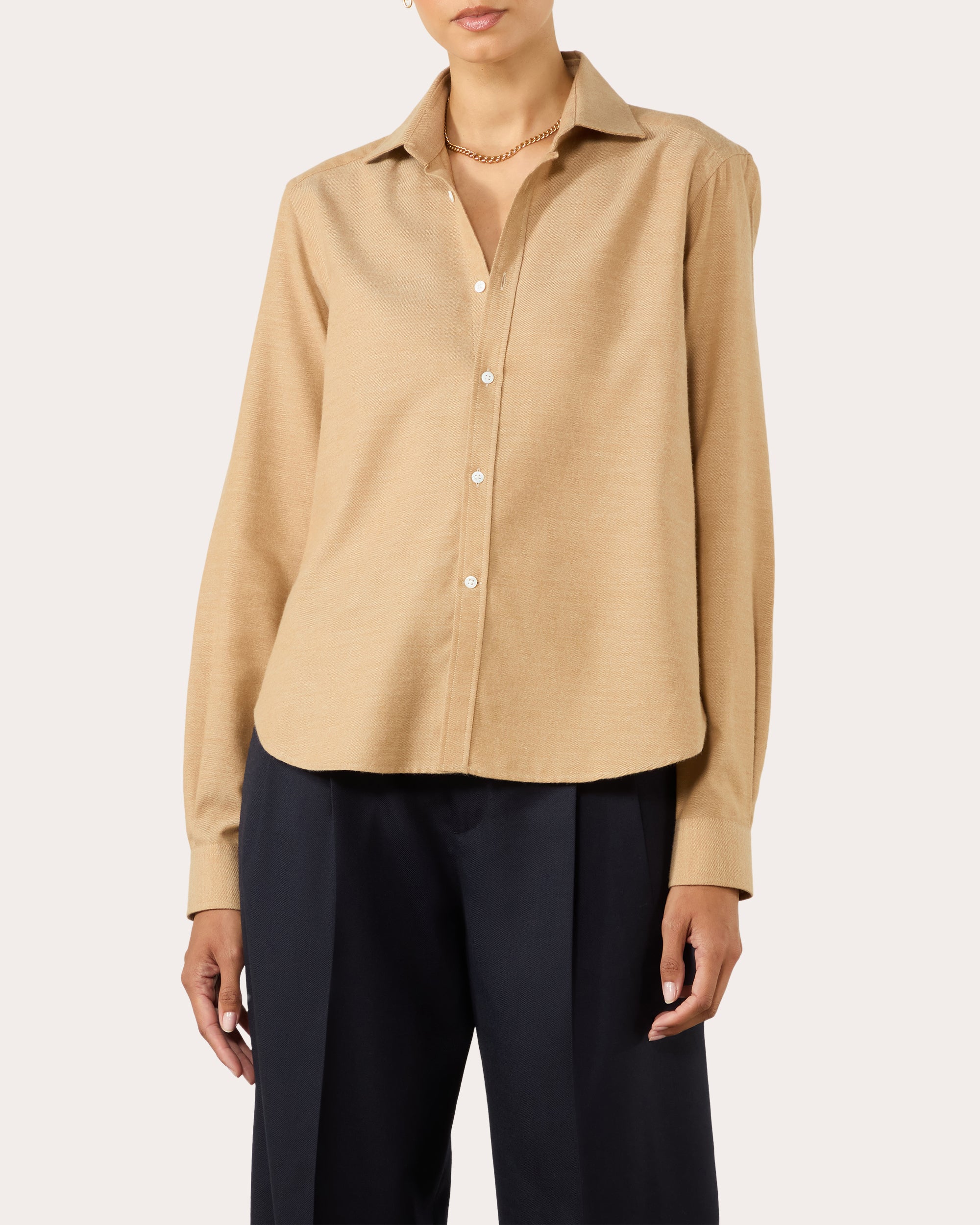 The Classic Brushed Cotton Wool Shirt