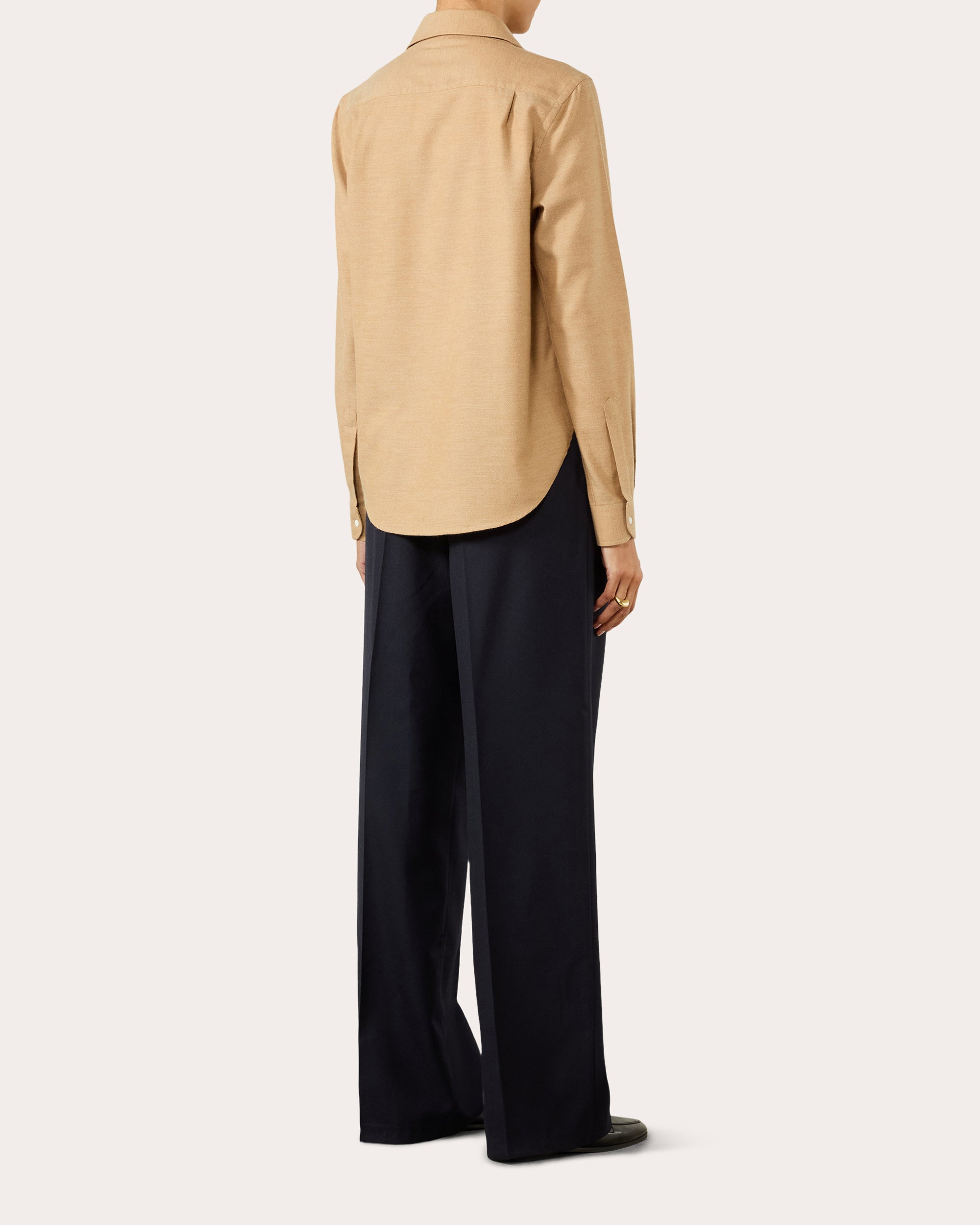The Classic Brushed Cotton Wool Shirt